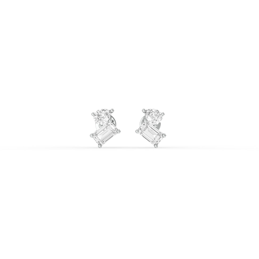 Toi Et Moi Brilliant Duo Earrings