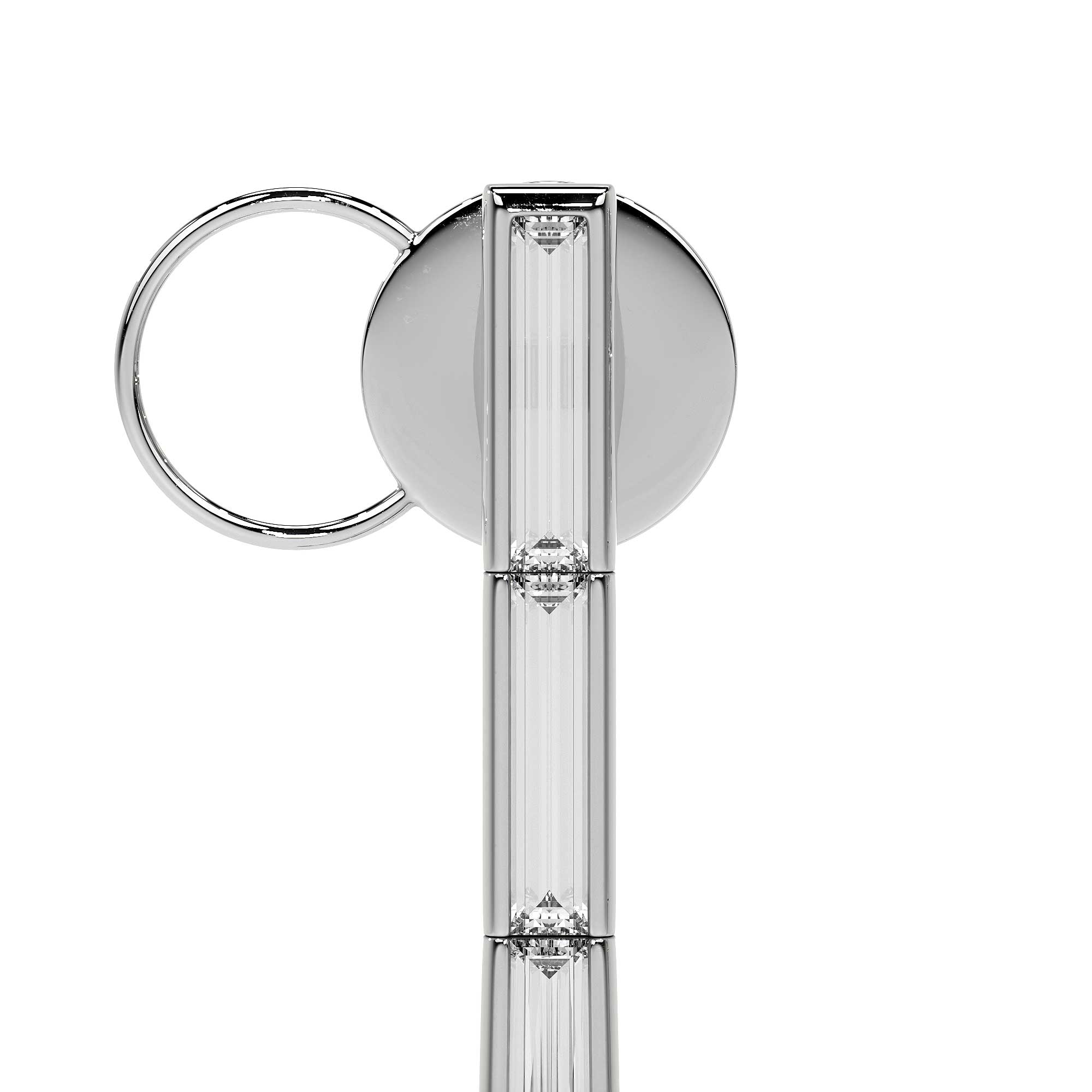 Radiant Apex Diamond Drop Earrings