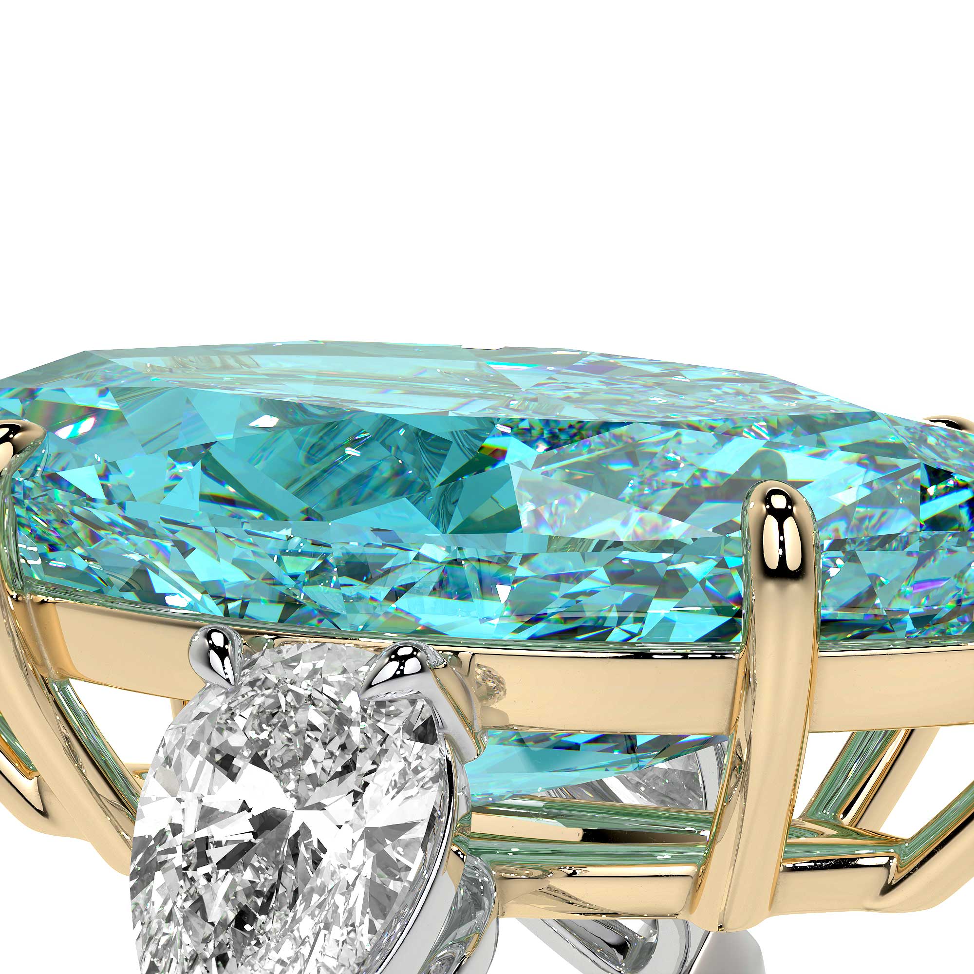 Diana Marquise Blue Diamond Ring