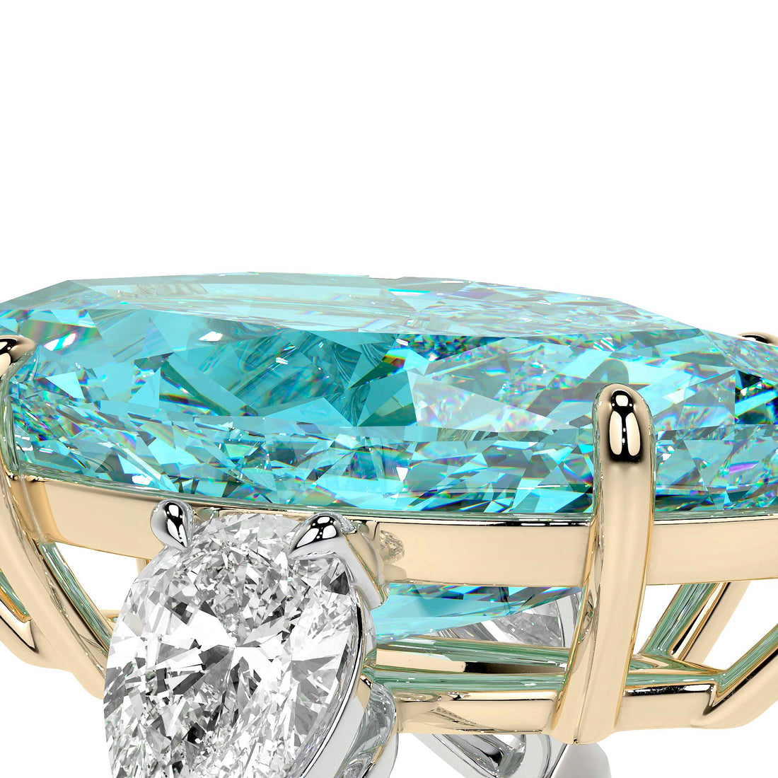 Diana Marquise Blue Diamond Ring