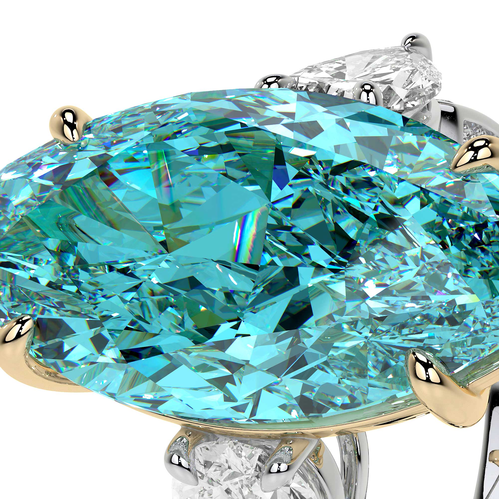 Diana Marquise Blue Diamond Ring