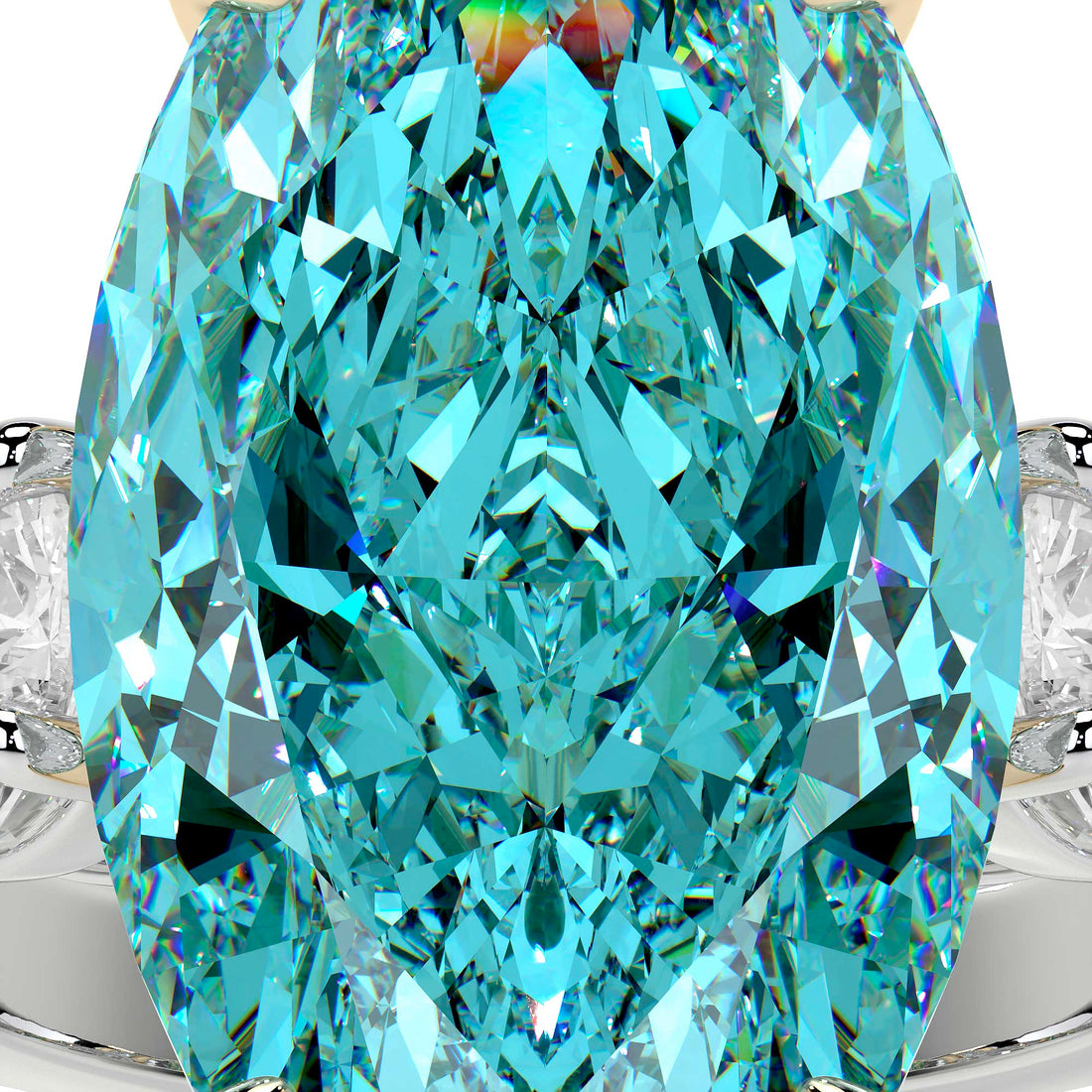 Diana Marquise Blue Diamond Ring