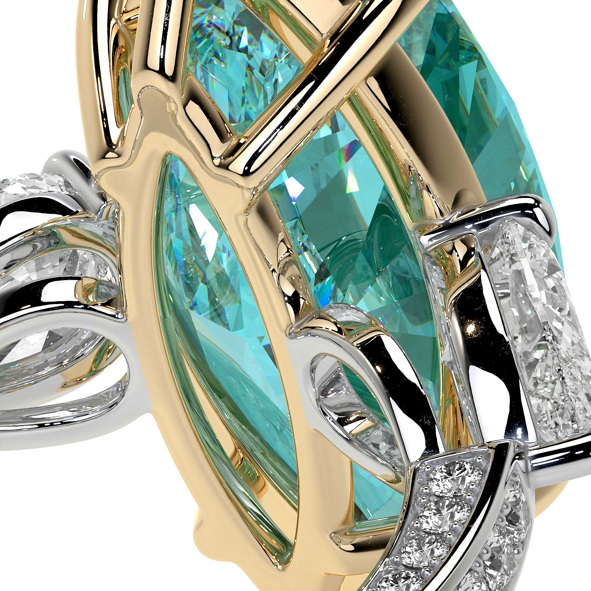 Diana Marquise Blue Diamond Ring