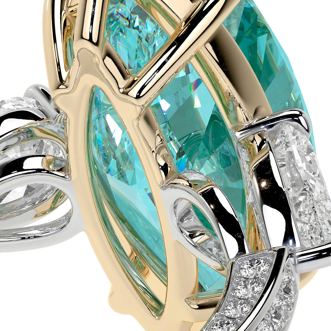 Diana Marquise Blue Diamond Ring
