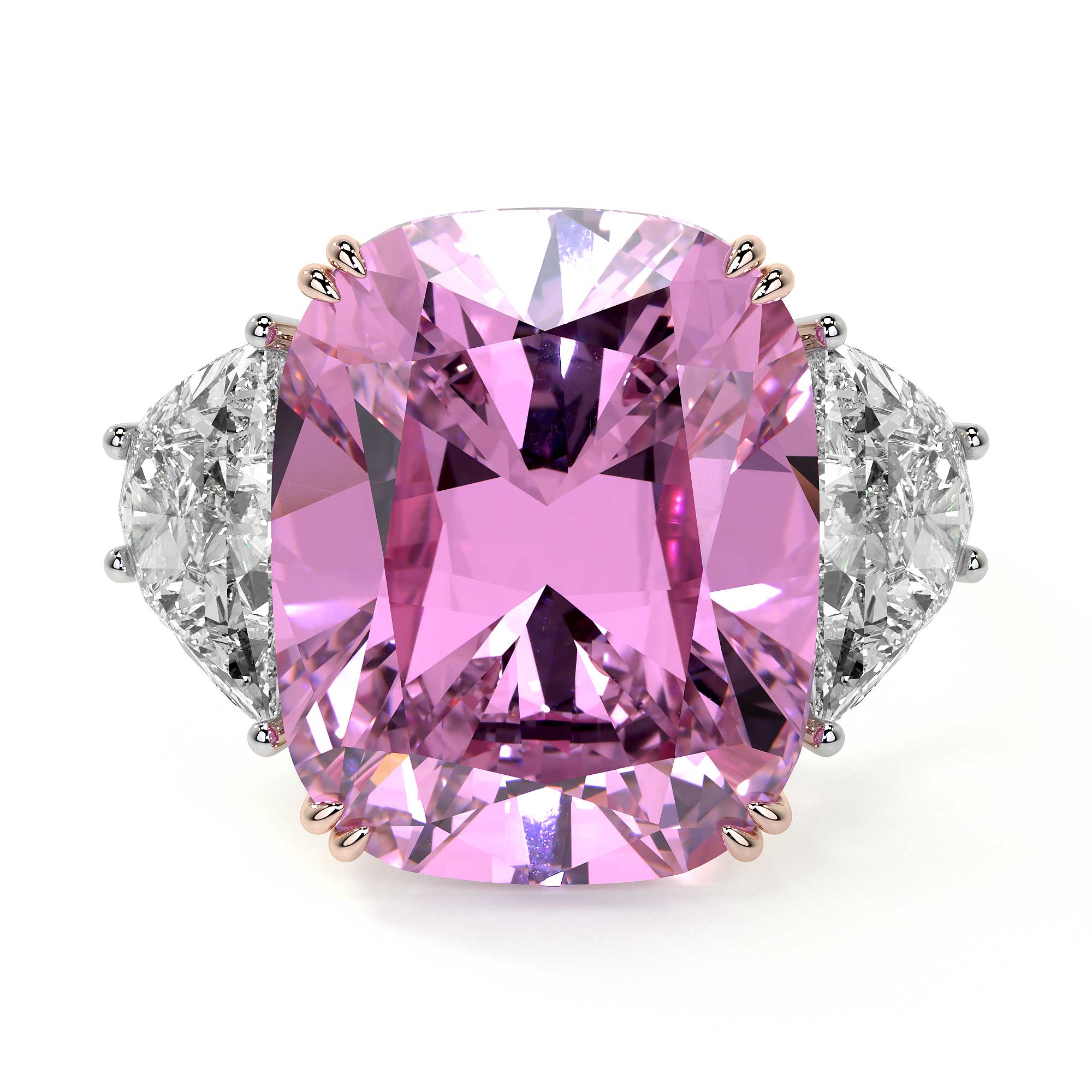 Josephine Cushion Pink Diamond Ring