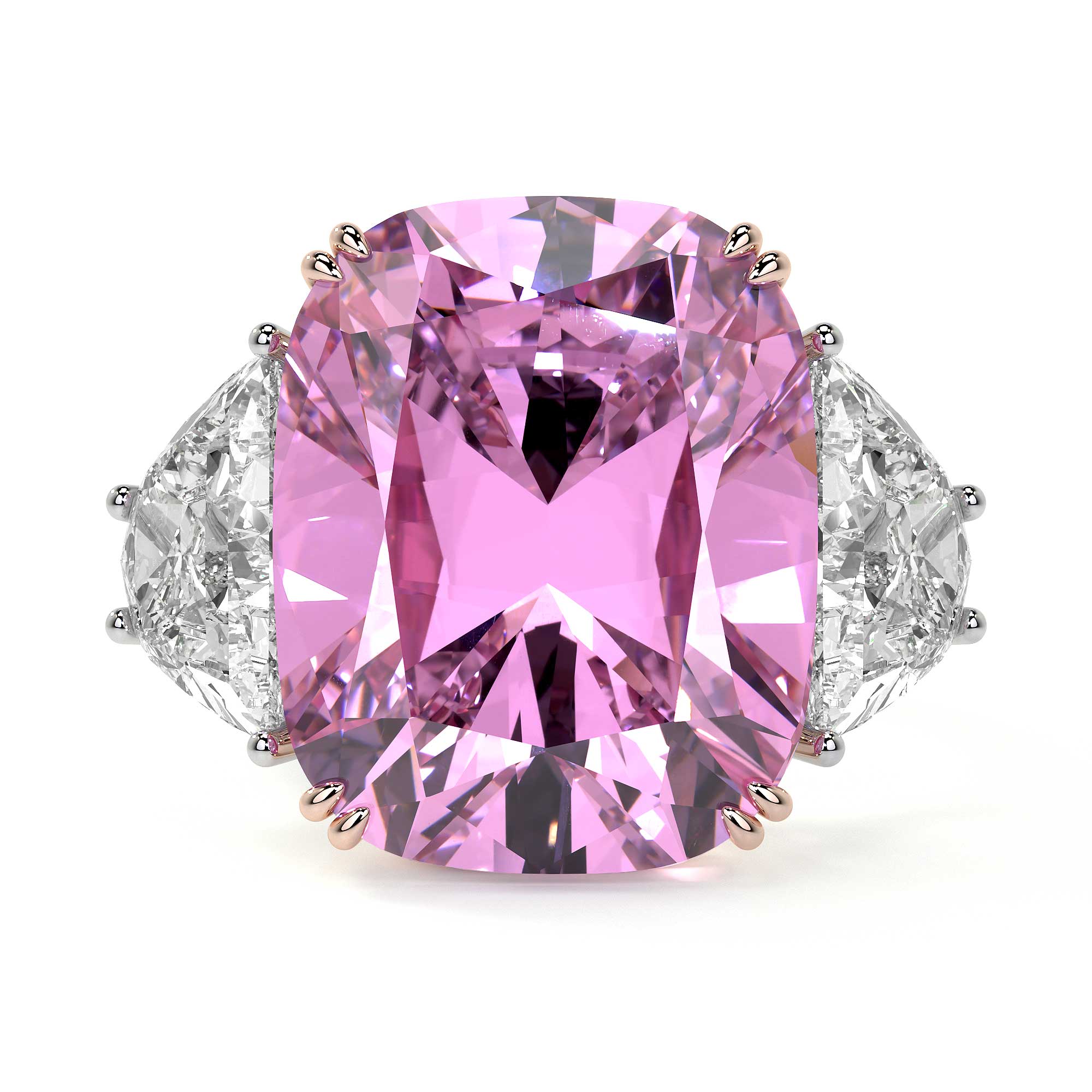 Josephine Cushion Pink Diamond Ring