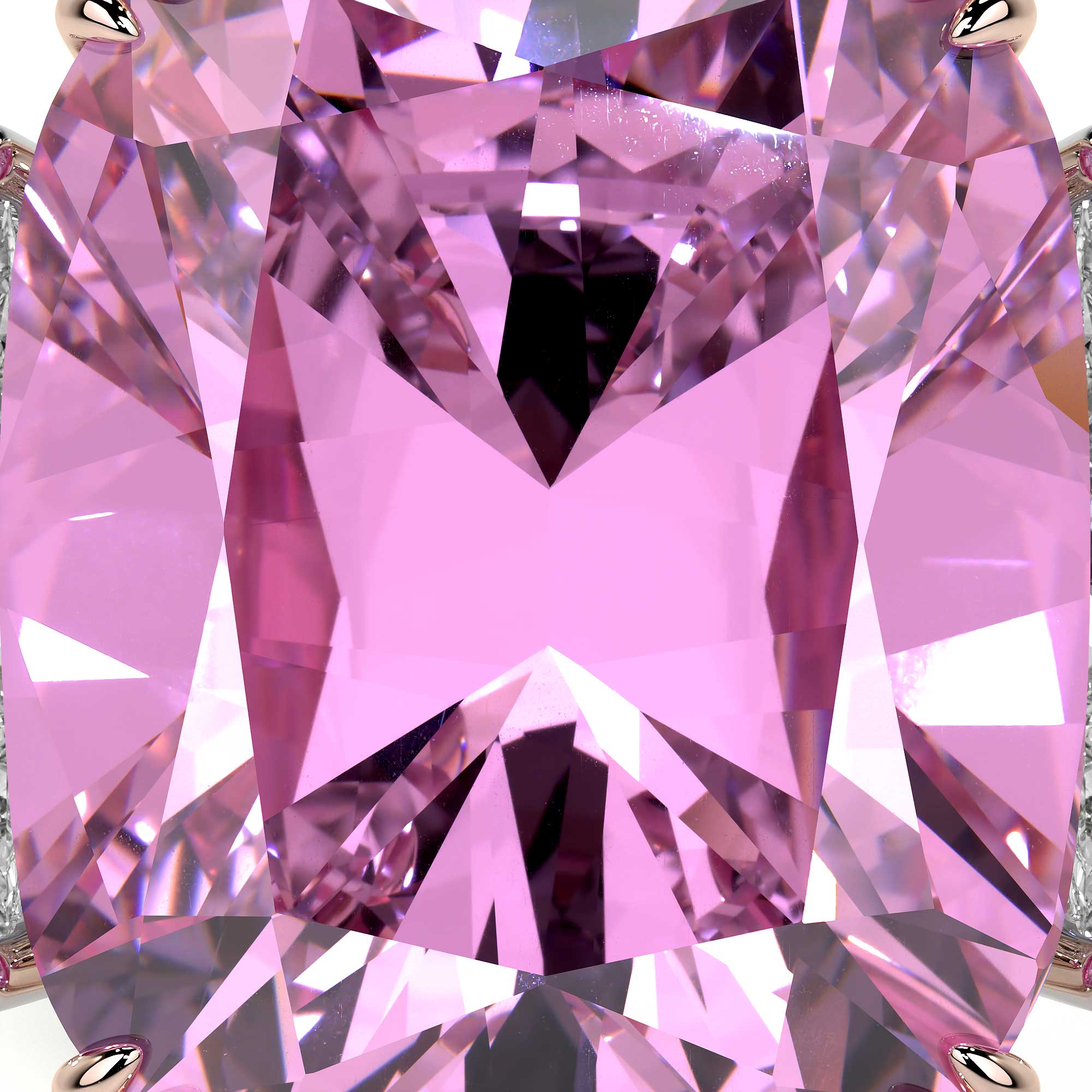 Josephine Cushion Pink Diamond Ring