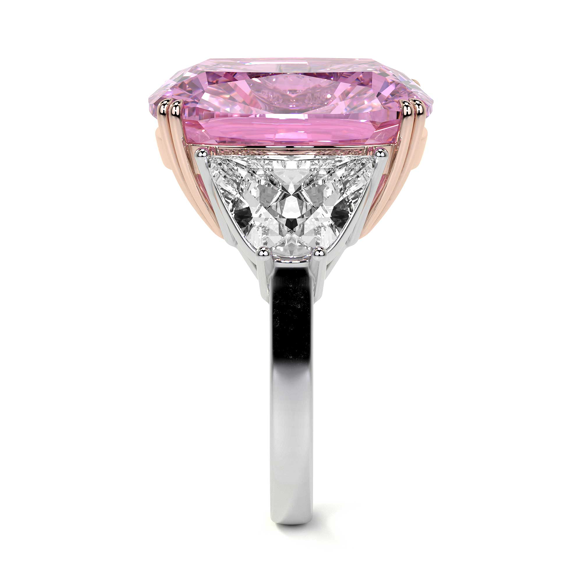 Josephine Cushion Pink Diamond Ring