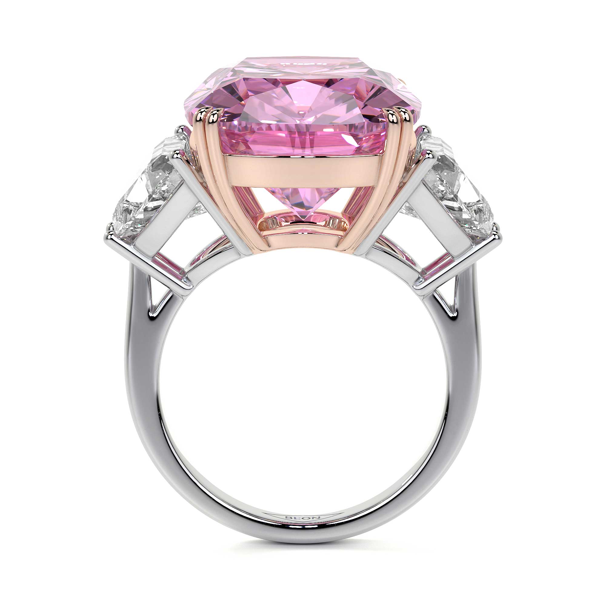 Josephine Cushion Pink Diamond Ring
