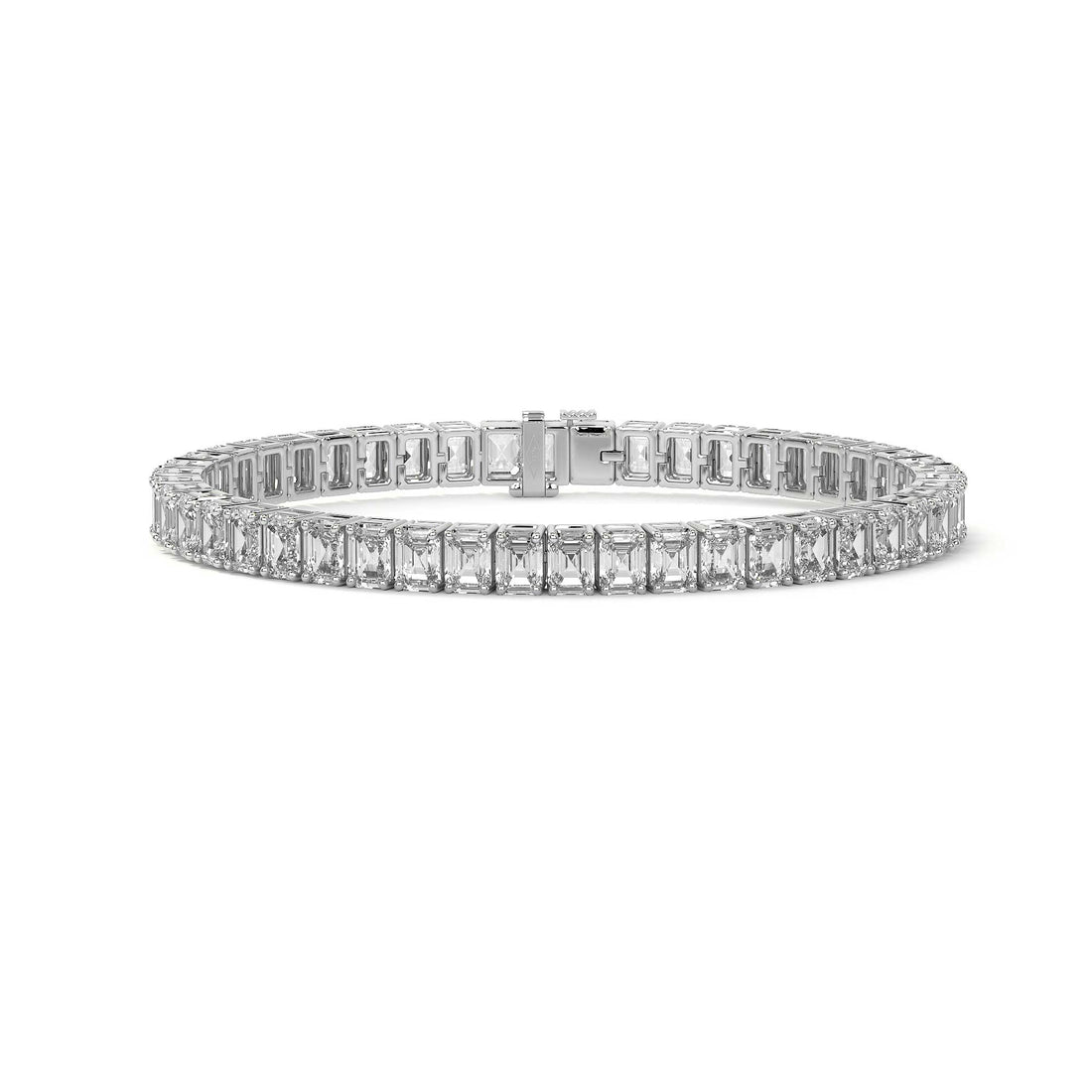 Eternity Emerald Diamond Tennis Bracelet
