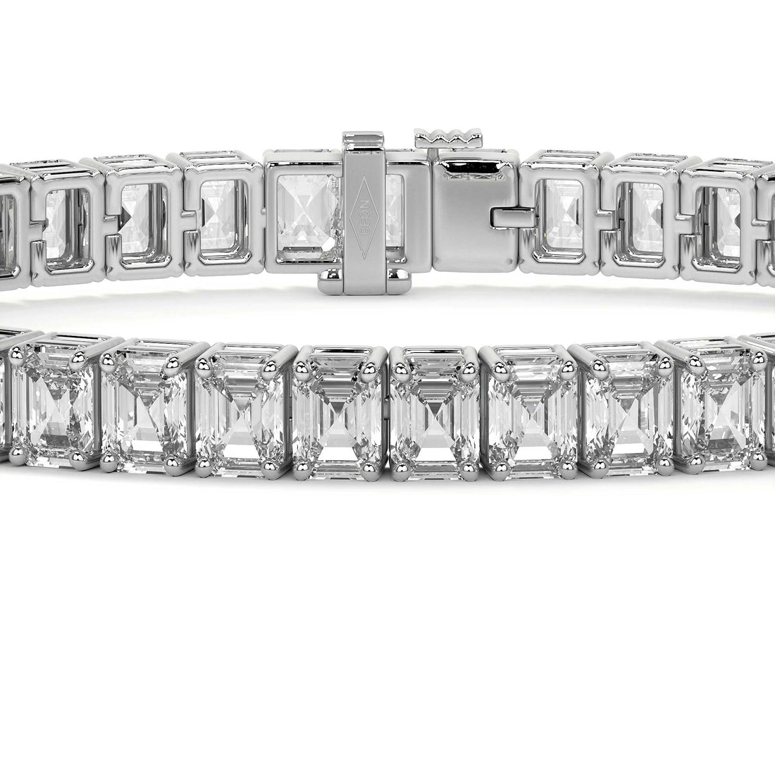 Eternity Emerald Diamond Tennis Bracelet
