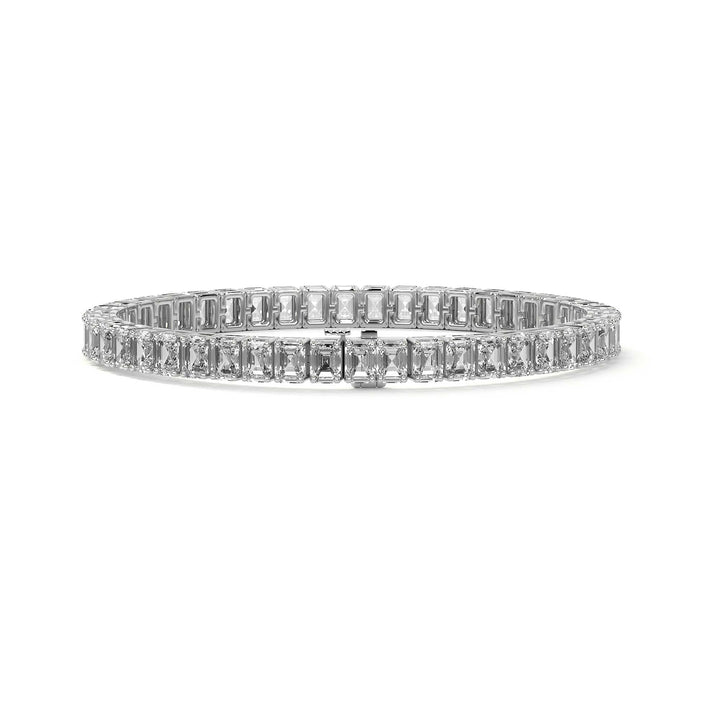 Eternity Emerald Diamond Tennis Bracelet