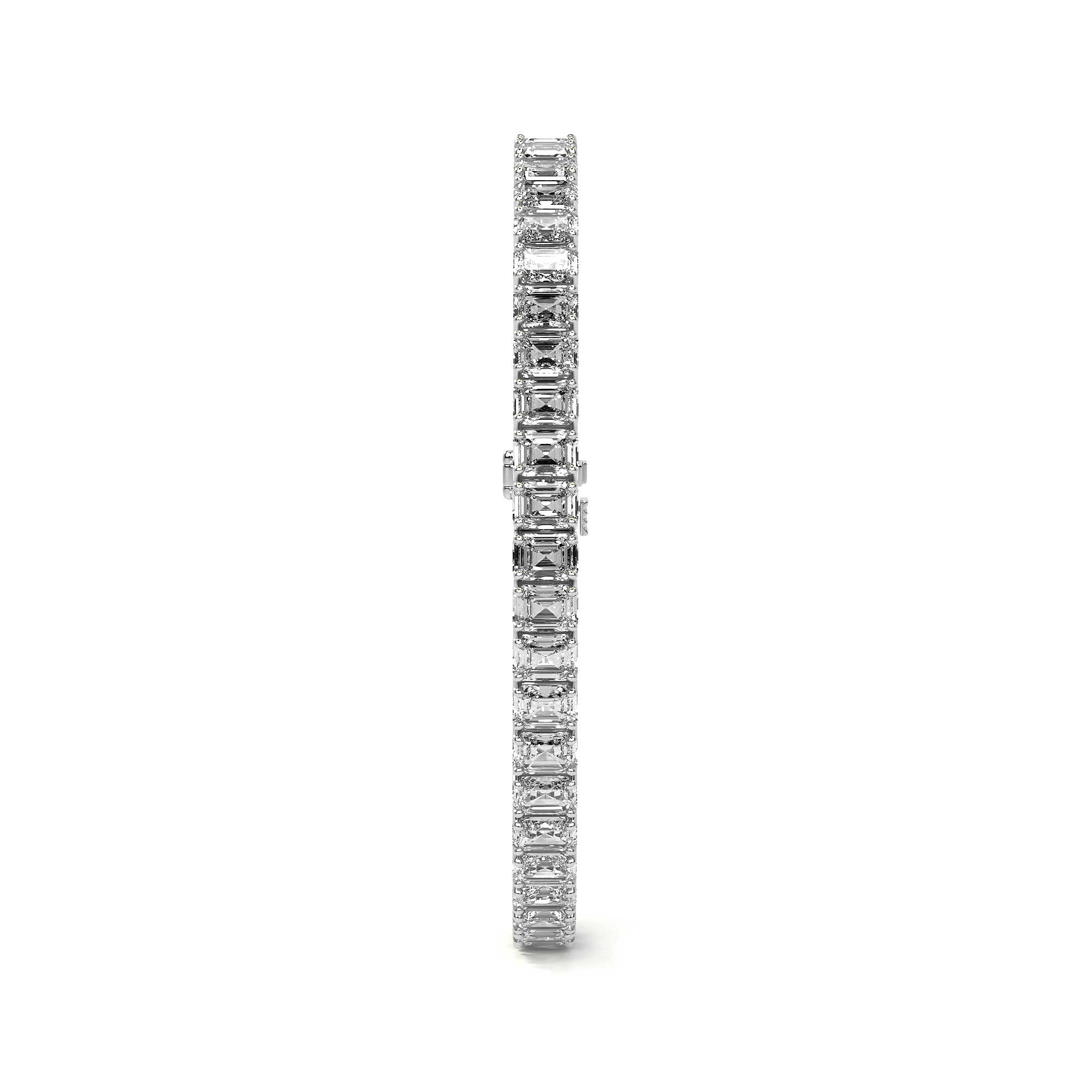 Eternity Emerald Diamond Tennis Bracelet