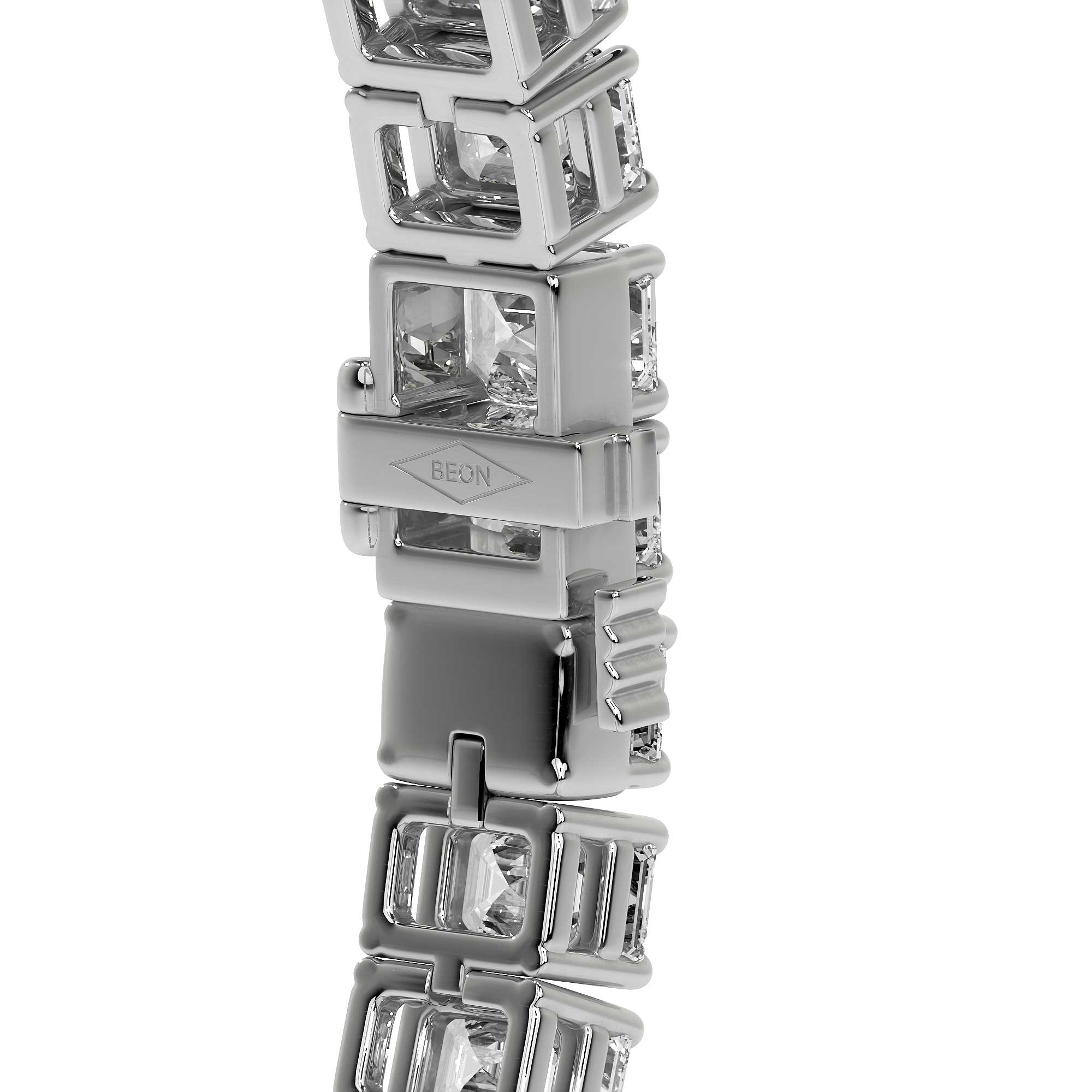 Eternity Emerald Diamond Tennis Bracelet