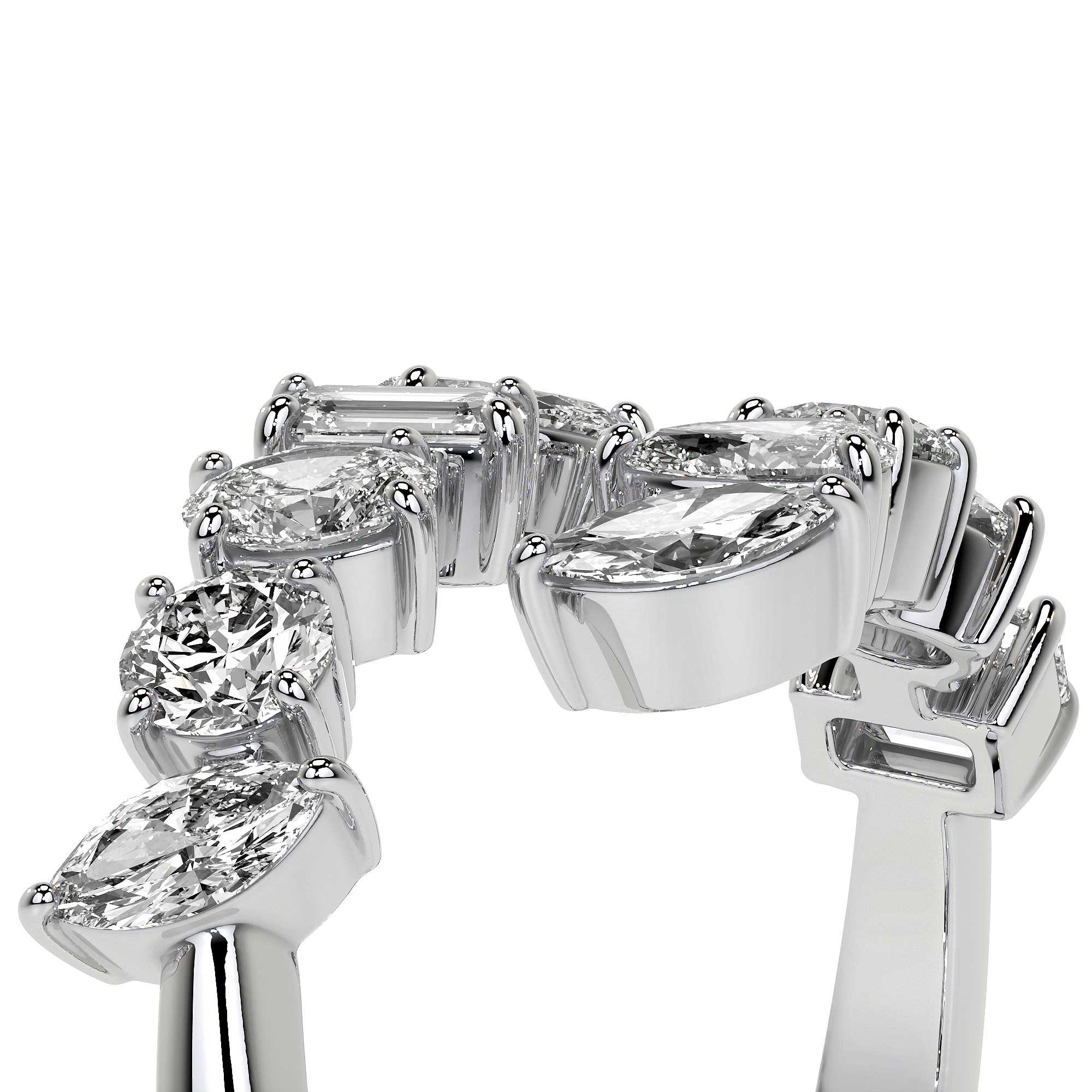 Fancy Diamond Wrap Ring