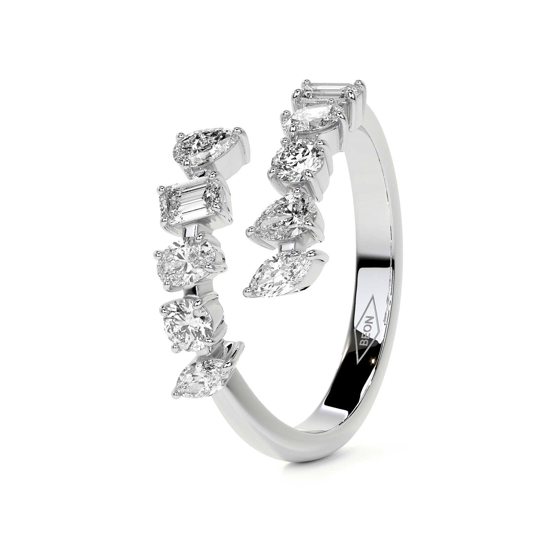 Fancy Diamond Wrap Ring