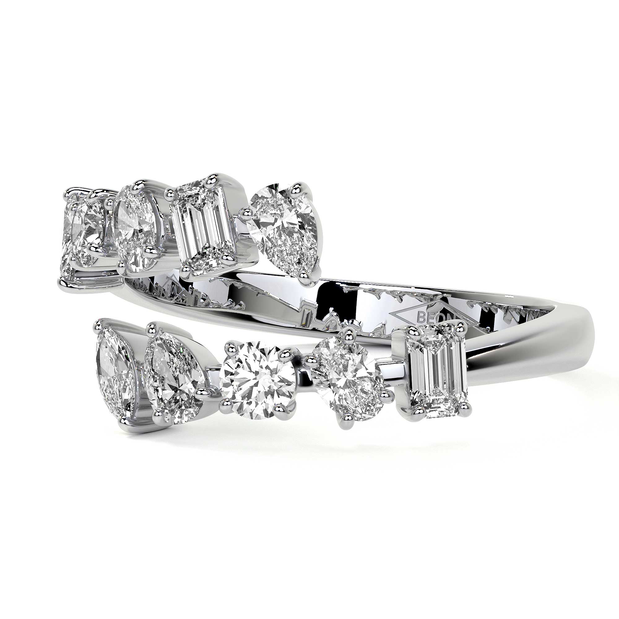 Fancy Diamond Wrap Ring