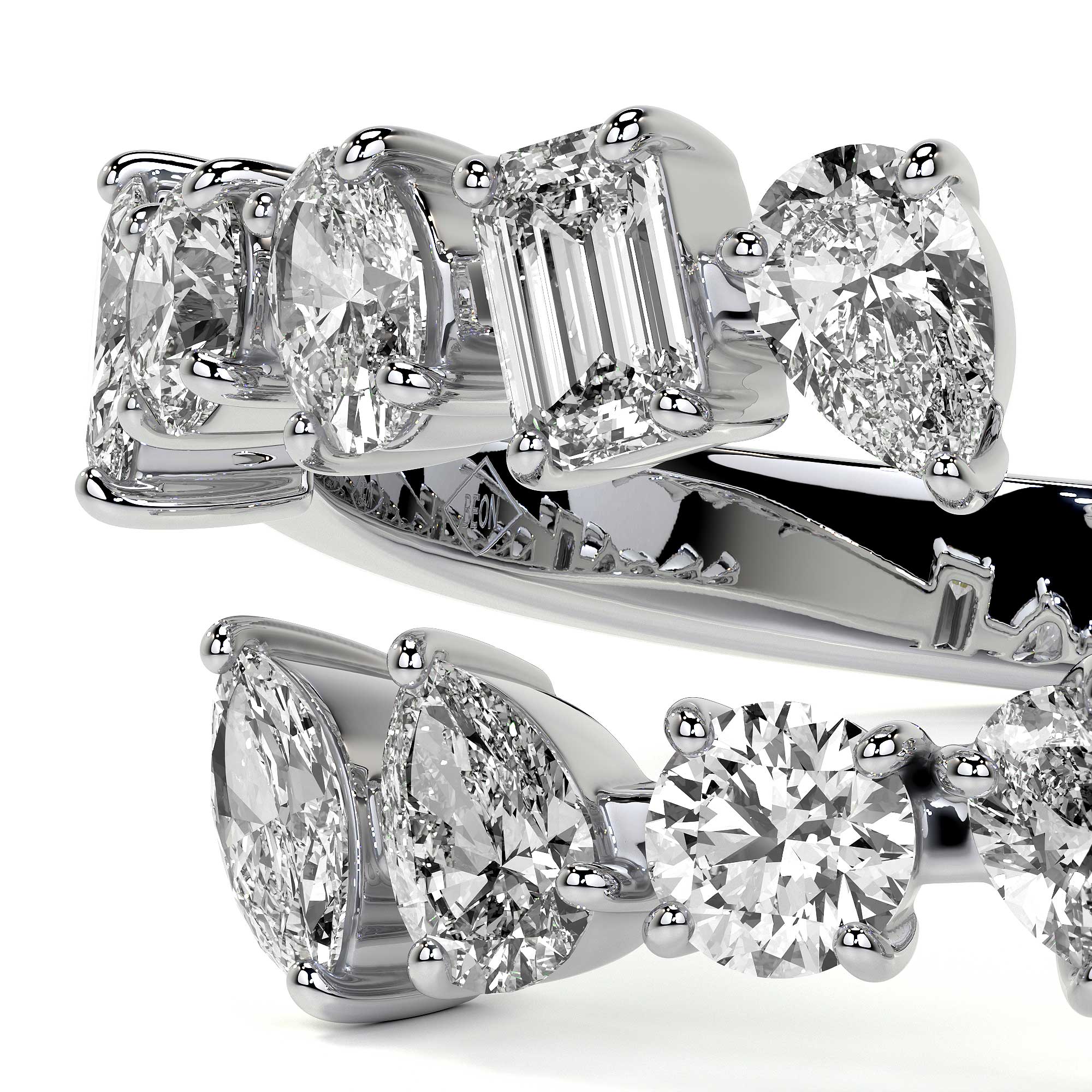 Fancy Diamond Wrap Ring