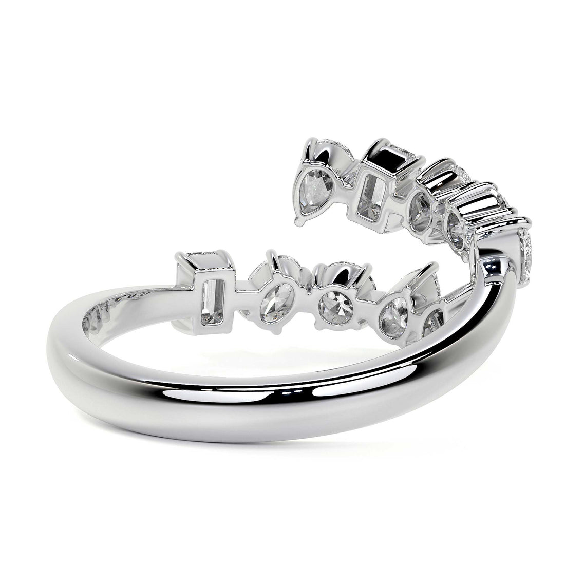 Fancy Diamond Wrap Ring