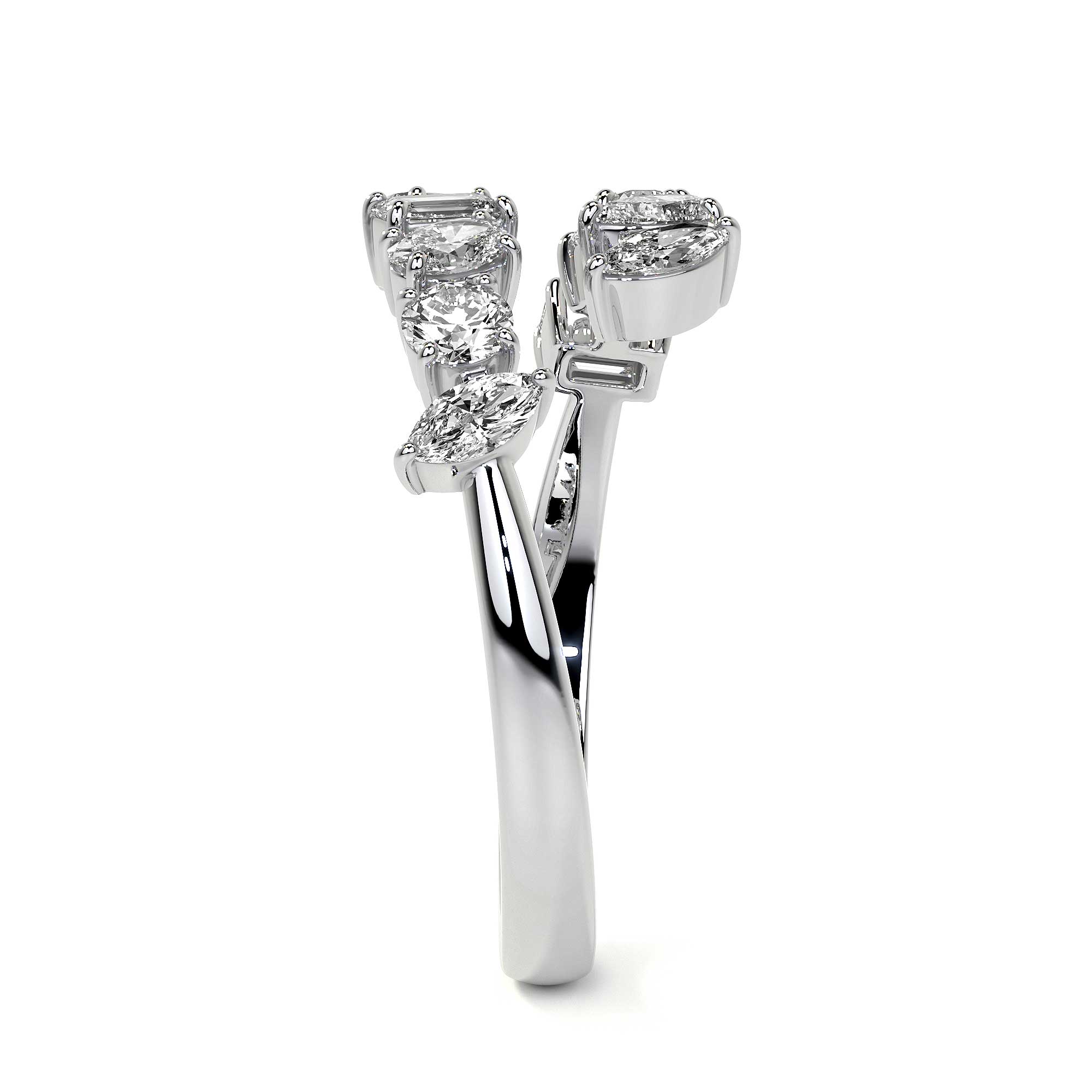 Fancy Diamond Wrap Ring