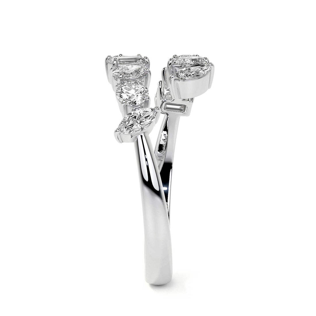 Fancy Diamond Wrap Ring