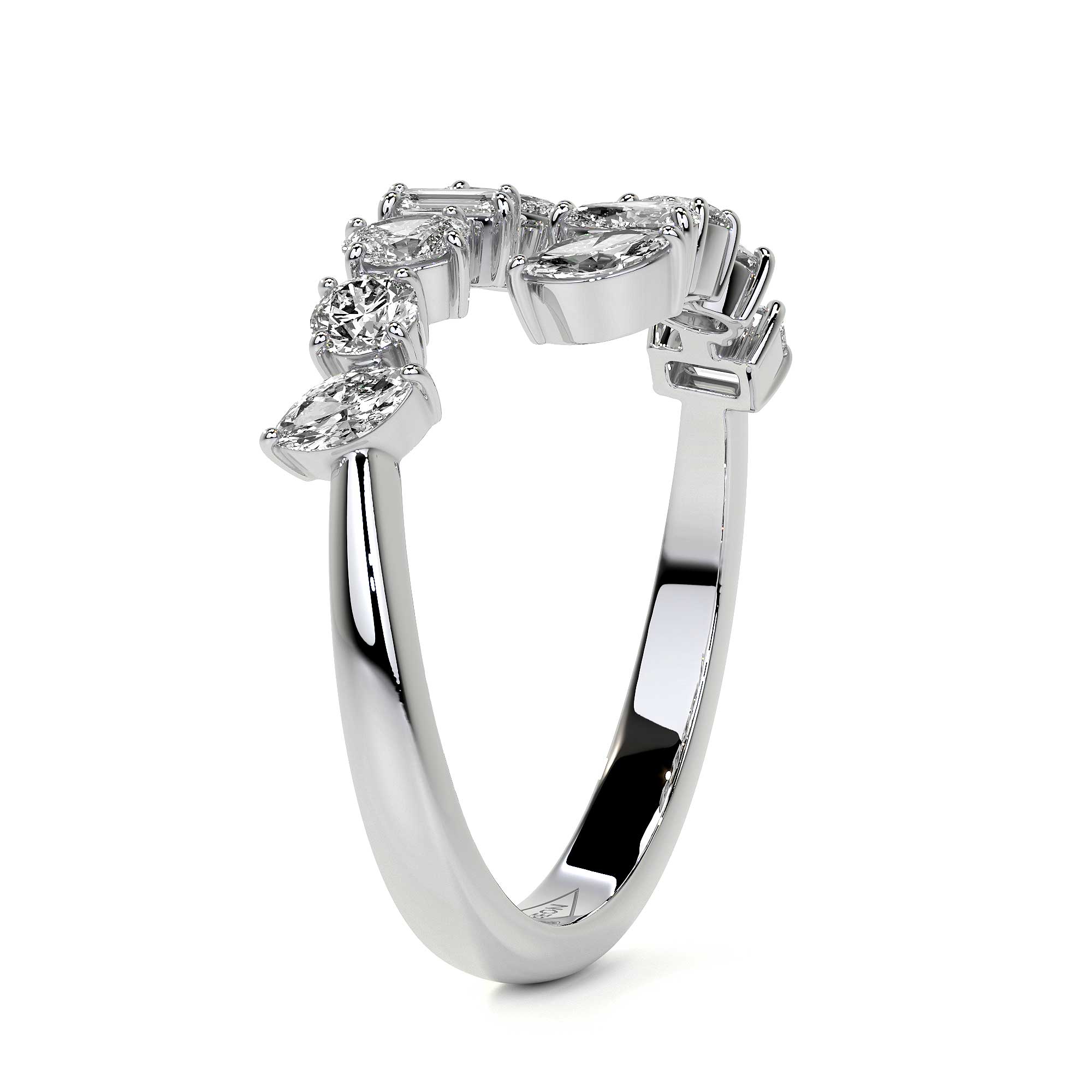 Fancy Diamond Wrap Ring