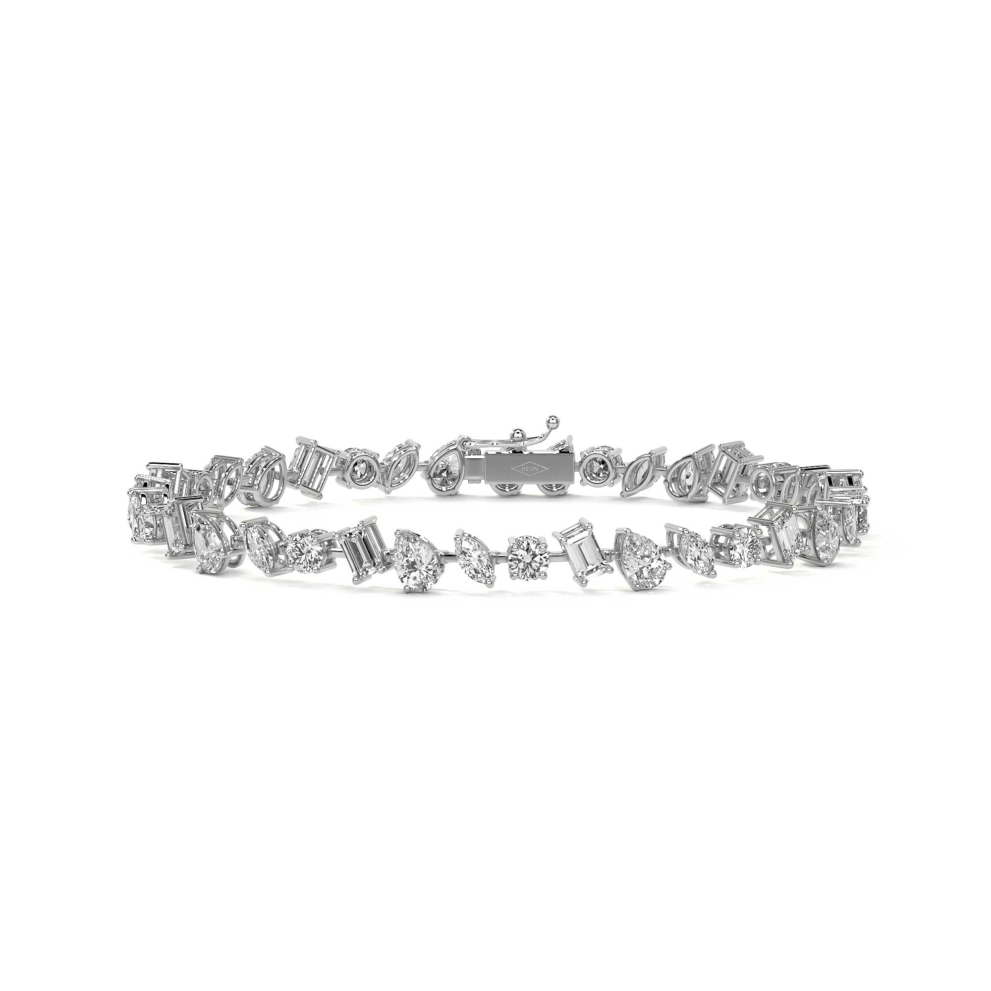 Fancy Diamond Tennis Bracelet