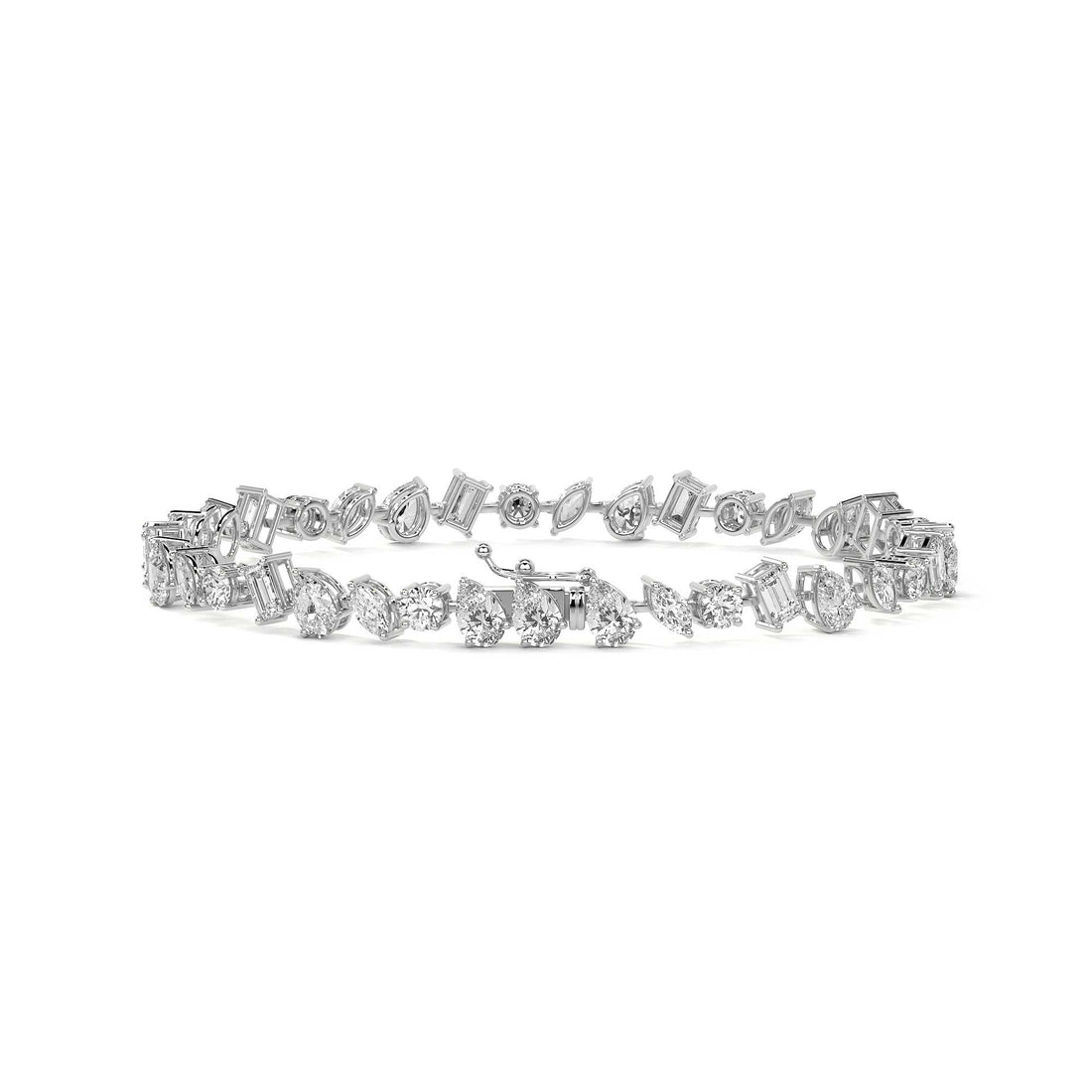 Fancy Diamond Tennis Bracelet