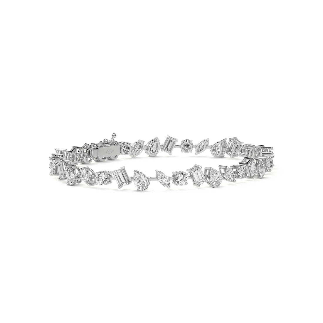 Fancy Diamond Tennis Bracelet