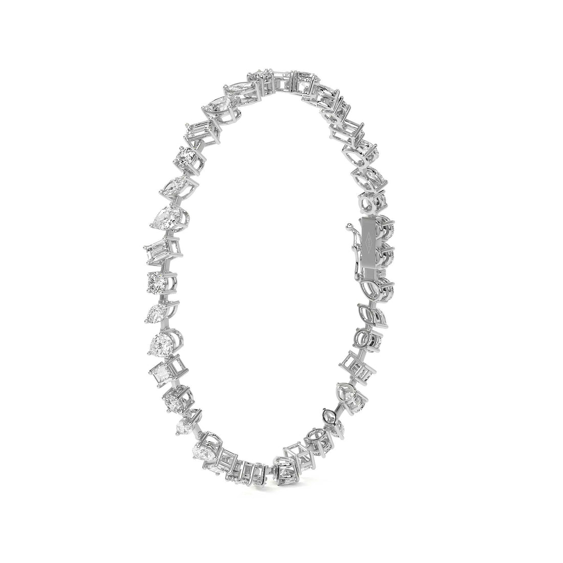 Fancy Diamond Tennis Bracelet