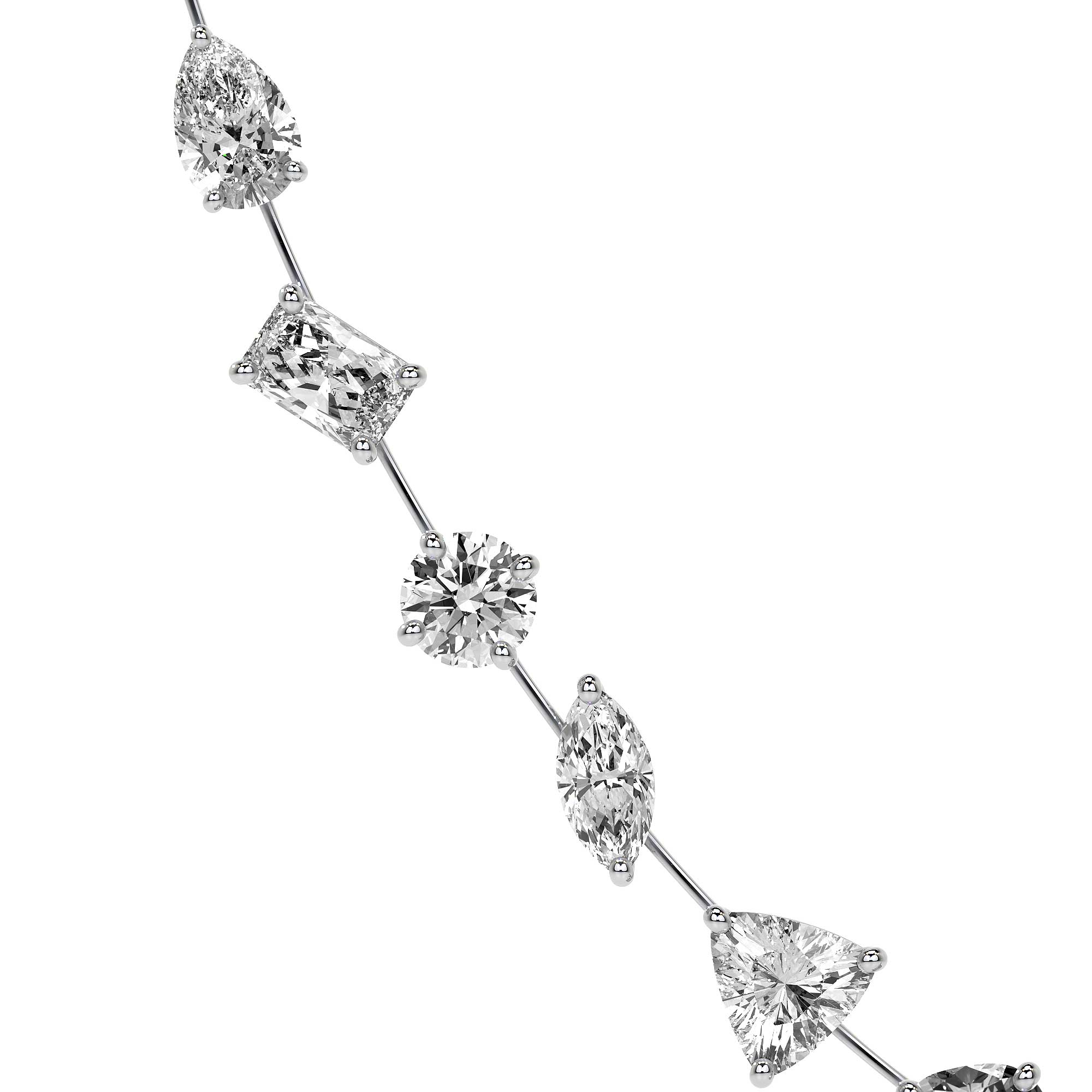 Fancy Diamond Tennis Choker