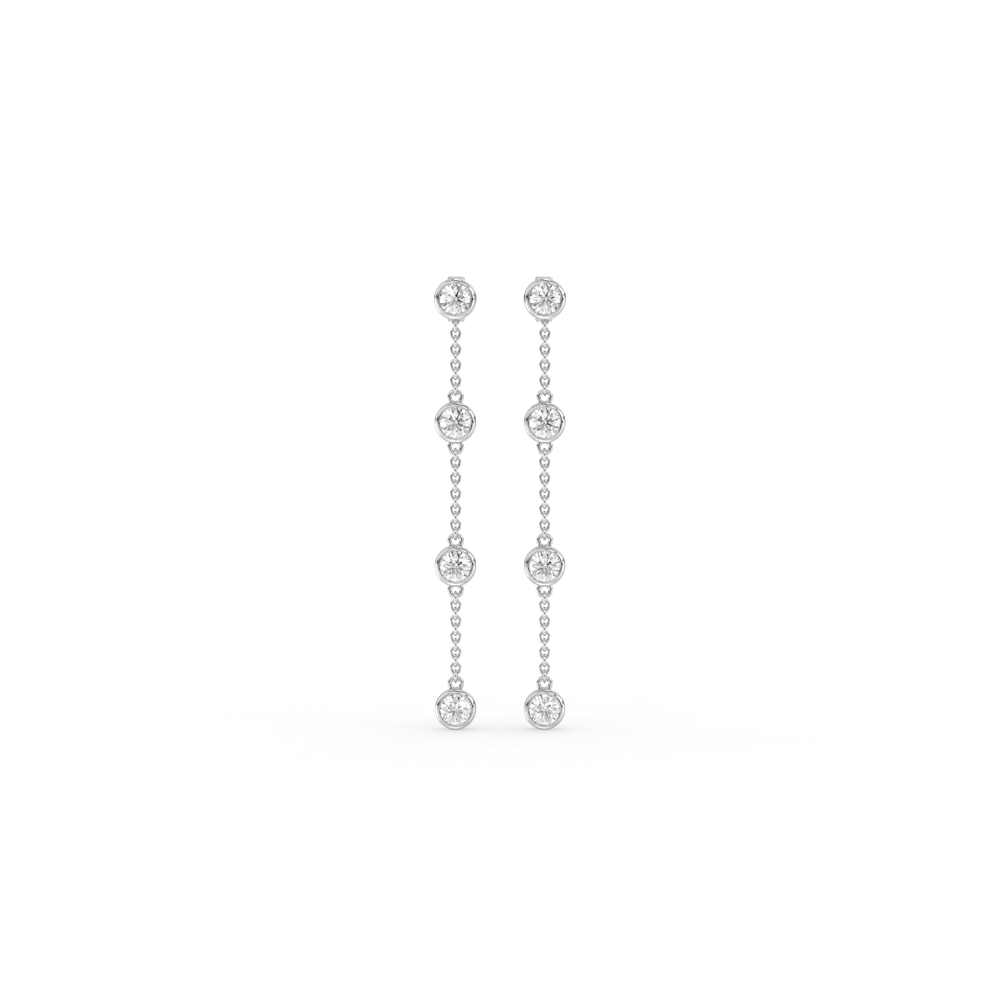 Elegance Chain Duo Earrings