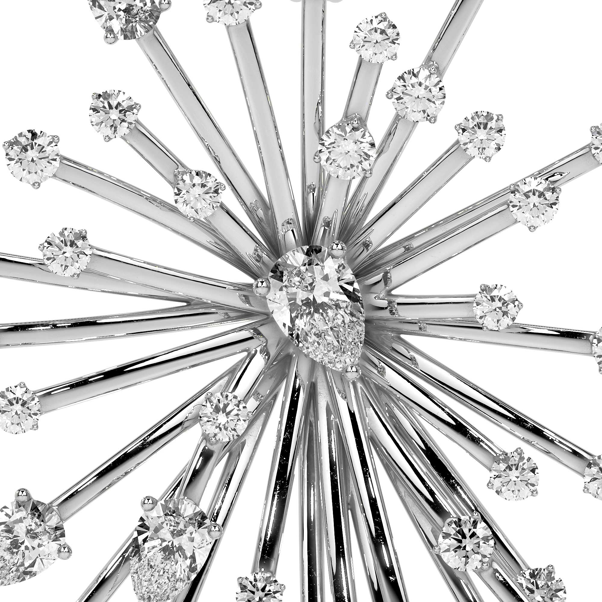 Firework Diamond Earrings