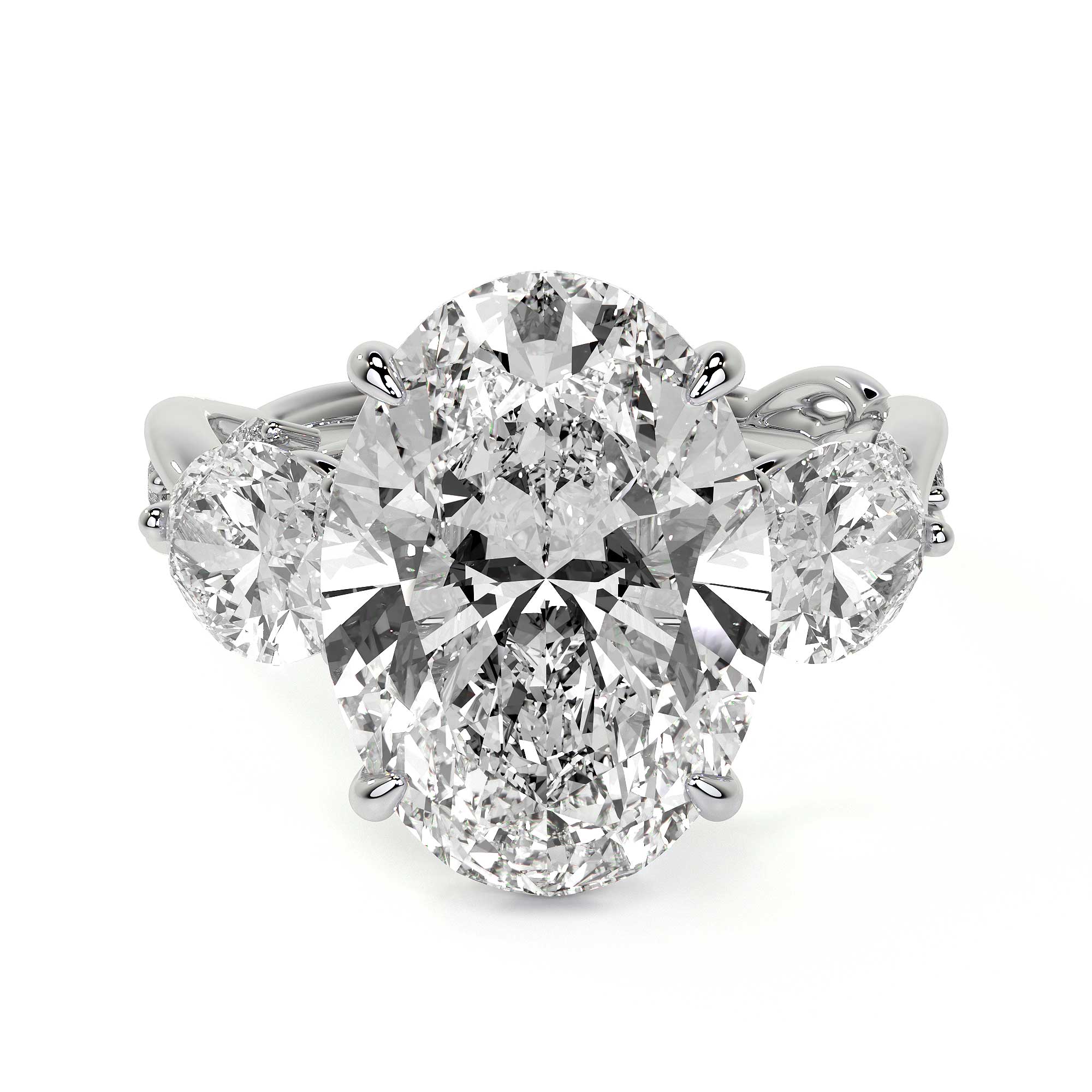 Victoria Enchanted Oval Diamond Ring