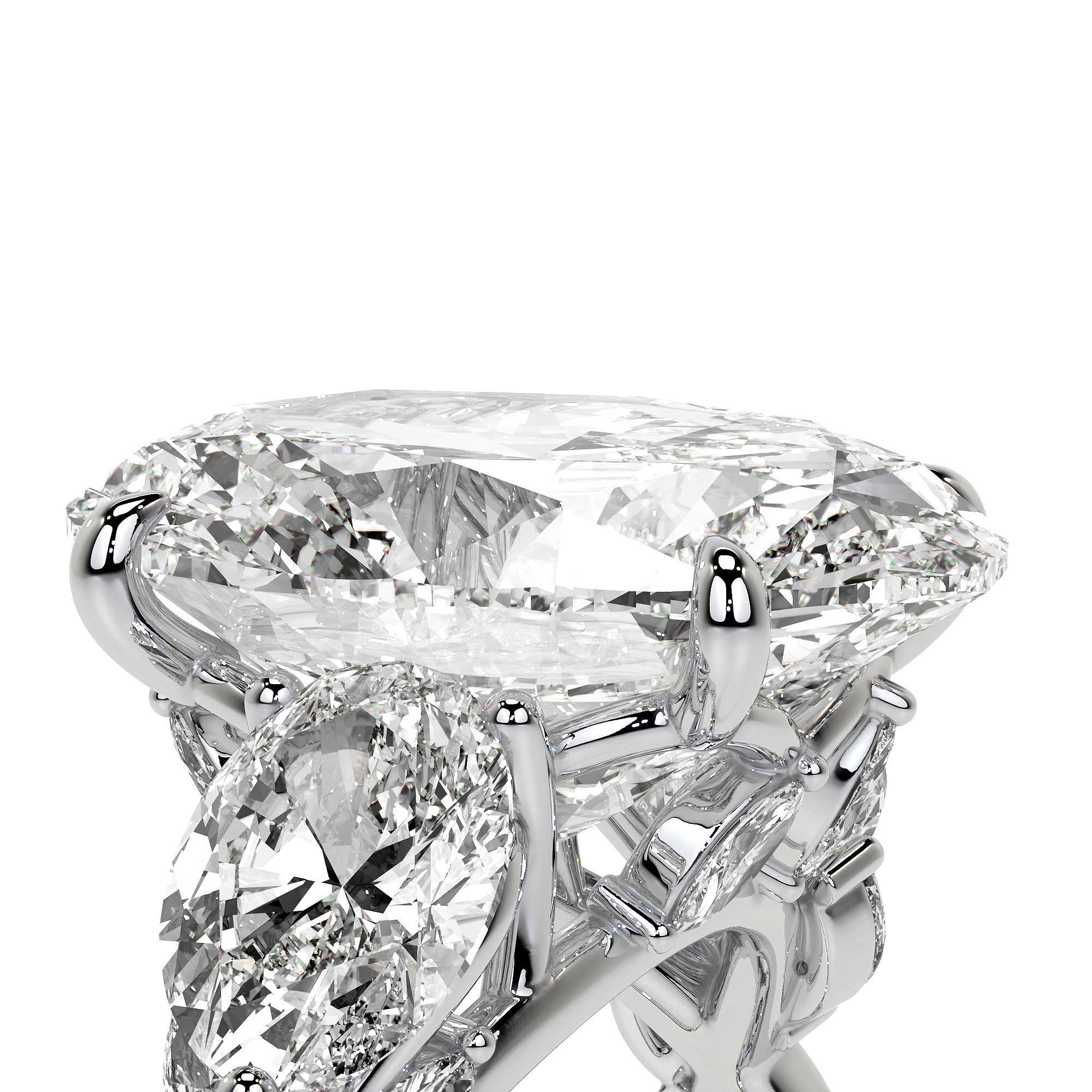 Victoria Enchanted Oval Diamond Ring