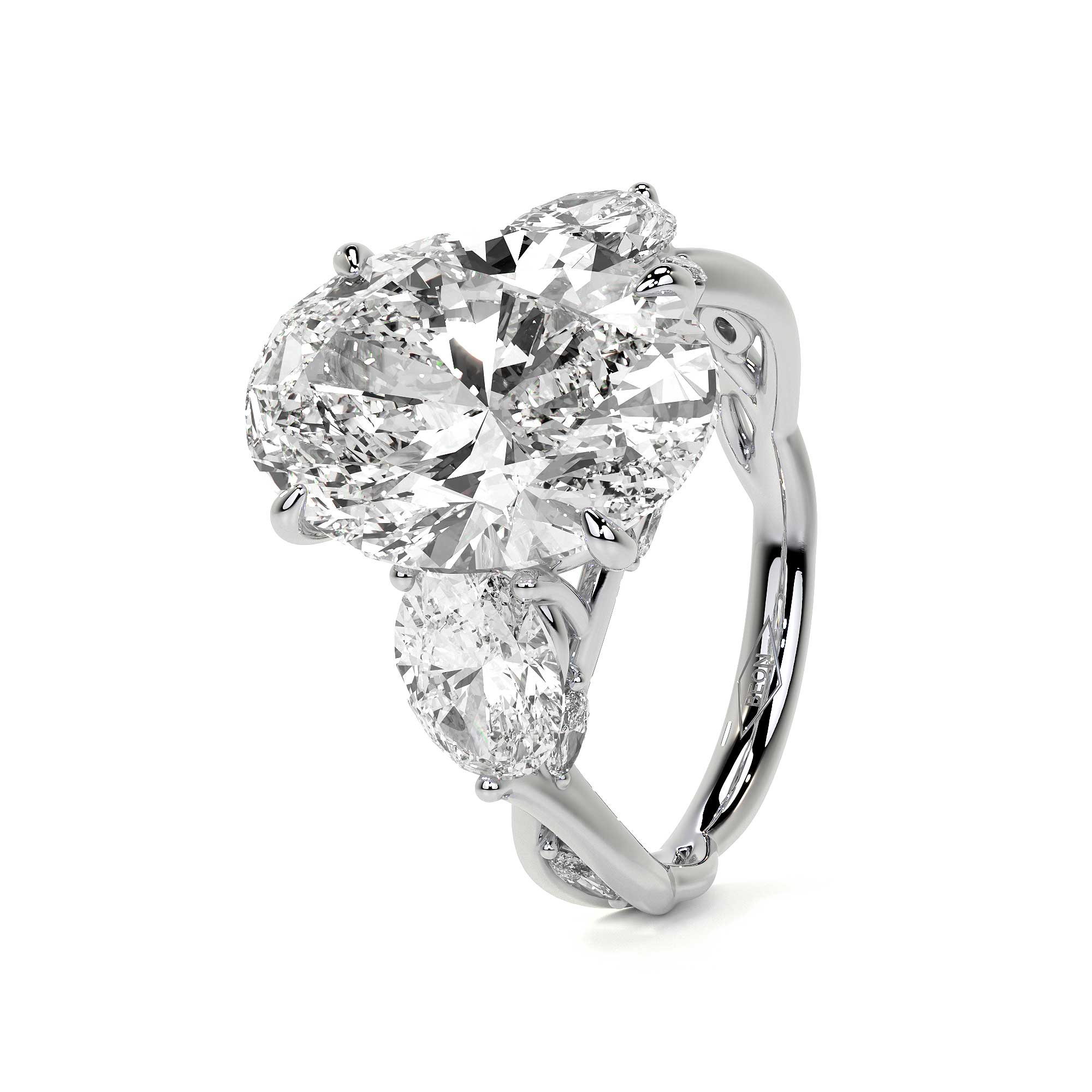 Victoria Enchanted Oval Diamond Ring
