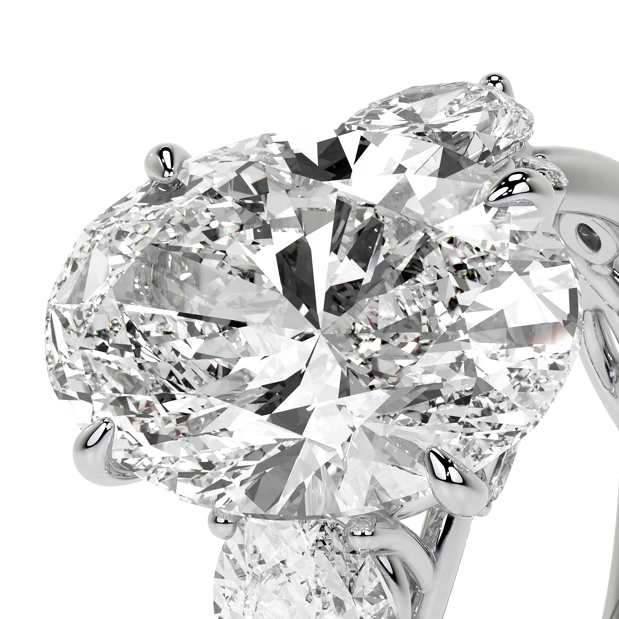 Victoria Enchanted Oval Diamond Ring