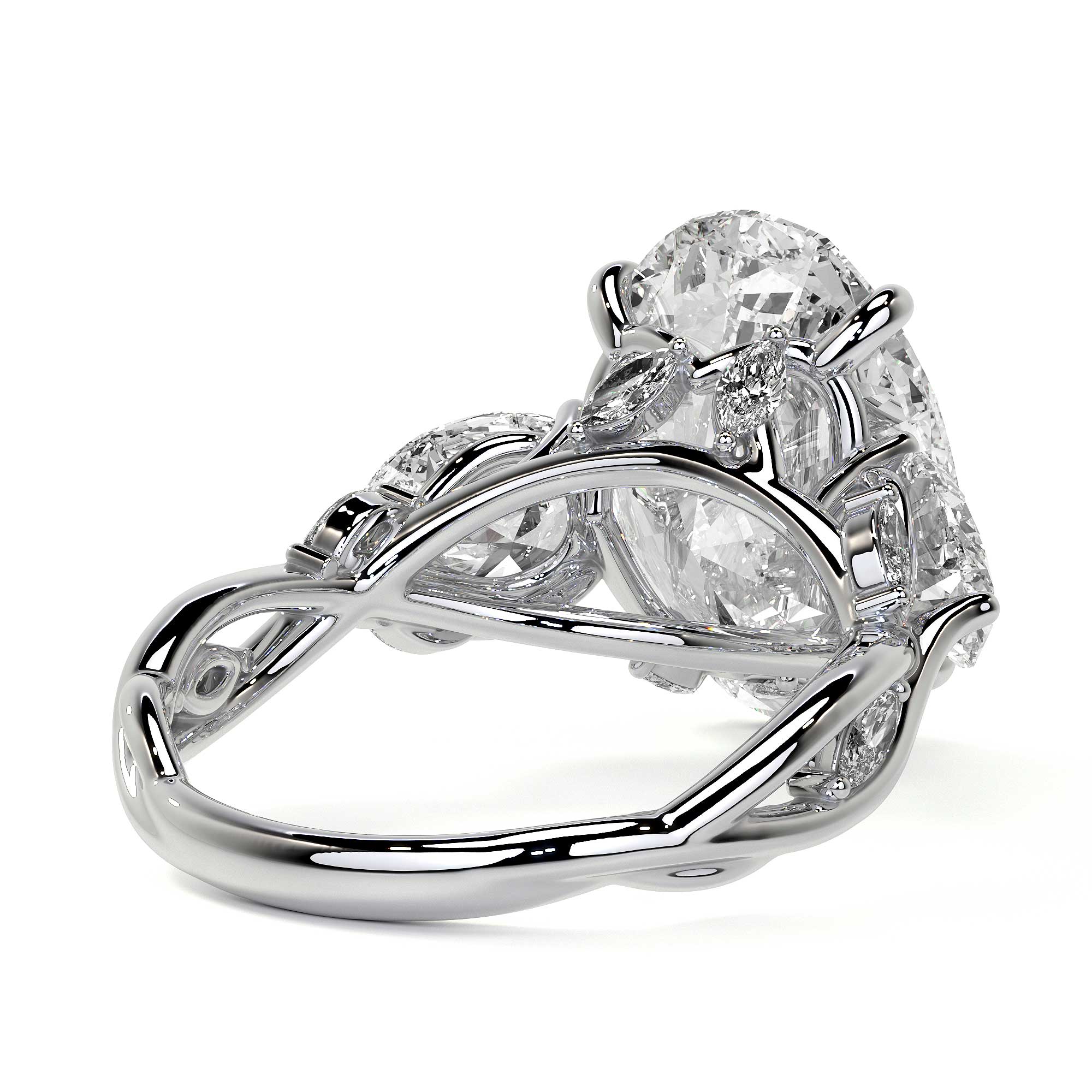 Victoria Enchanted Oval Diamond Ring
