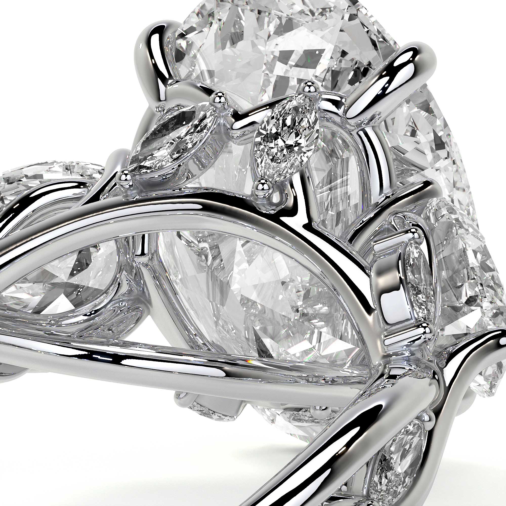 Victoria Enchanted Oval Diamond Ring