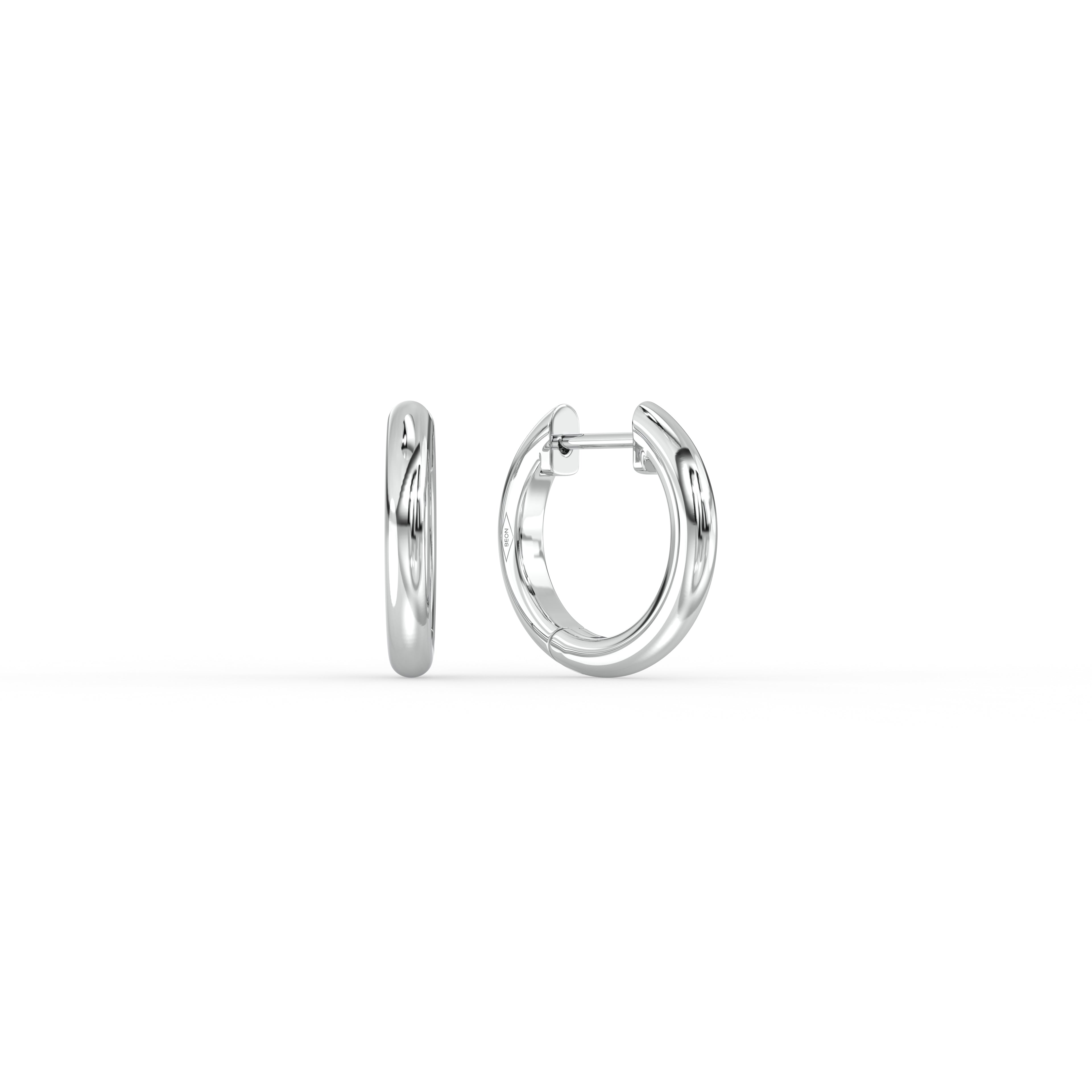 Minimalist Multiway Hoop Earrings with Round Drop