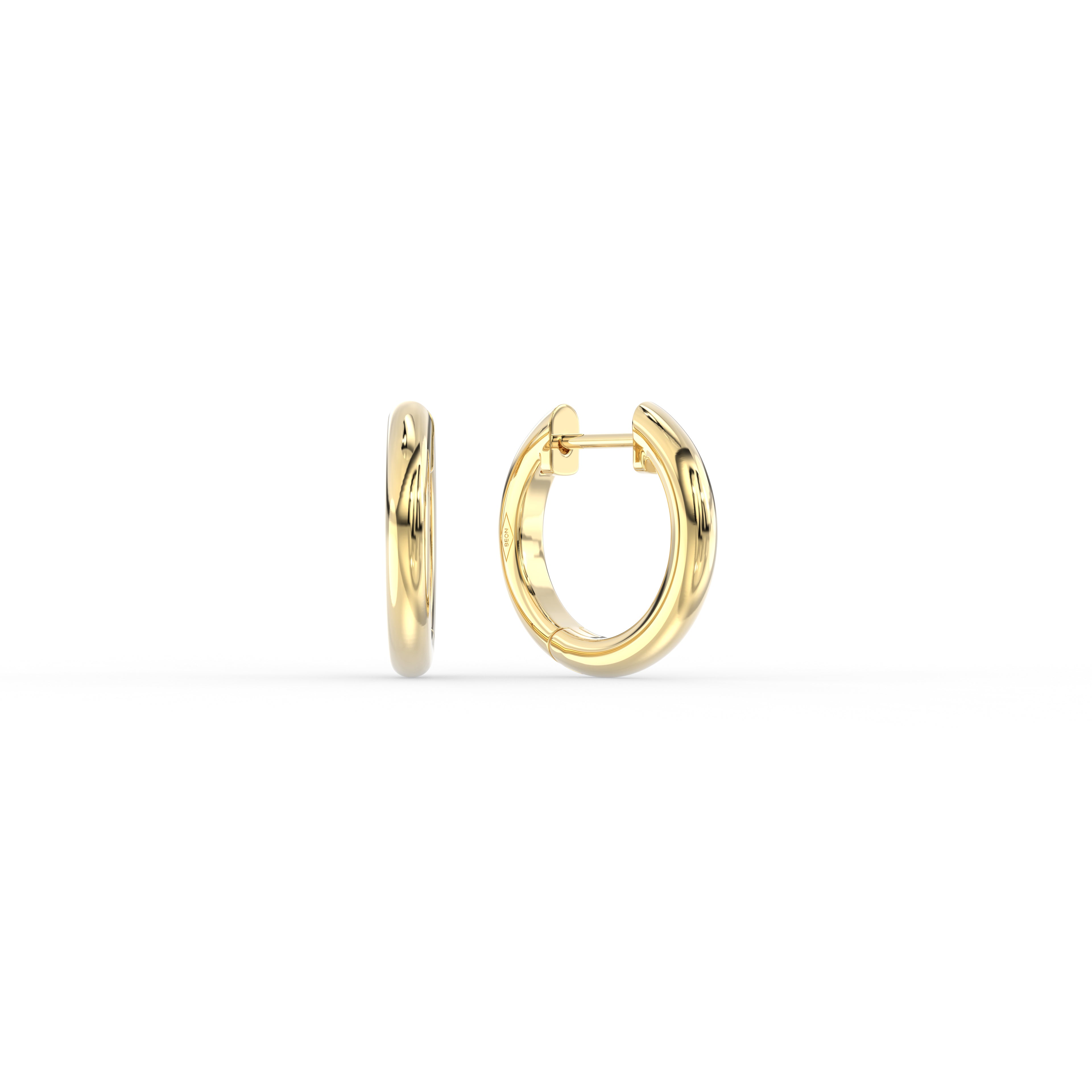 Minimalist Multiway Hoop Earrings with Round Drop