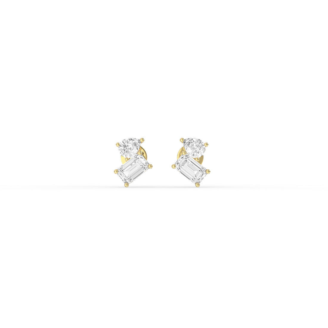 Toi Et Moi Brilliant Duo Earrings