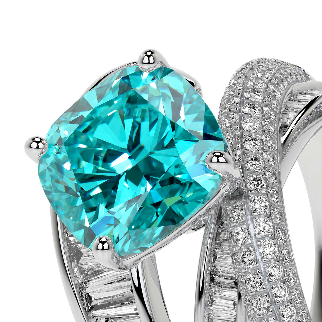 Azure Helix Ring