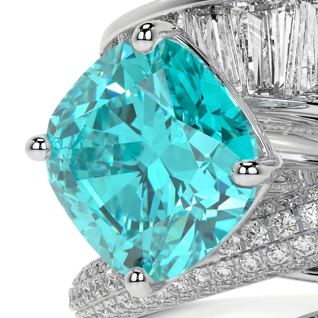 Azure Helix Ring