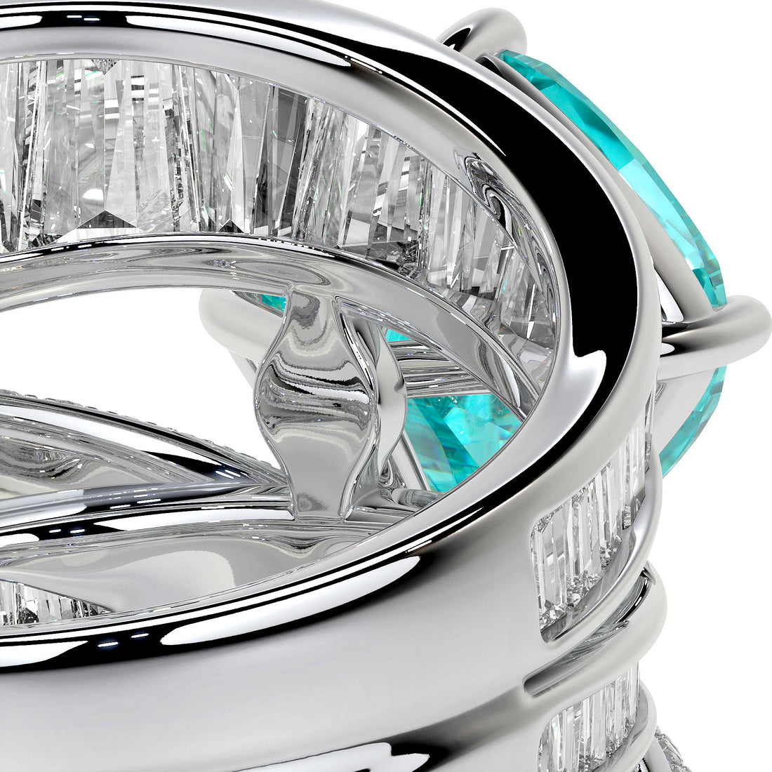 Azure Helix Ring