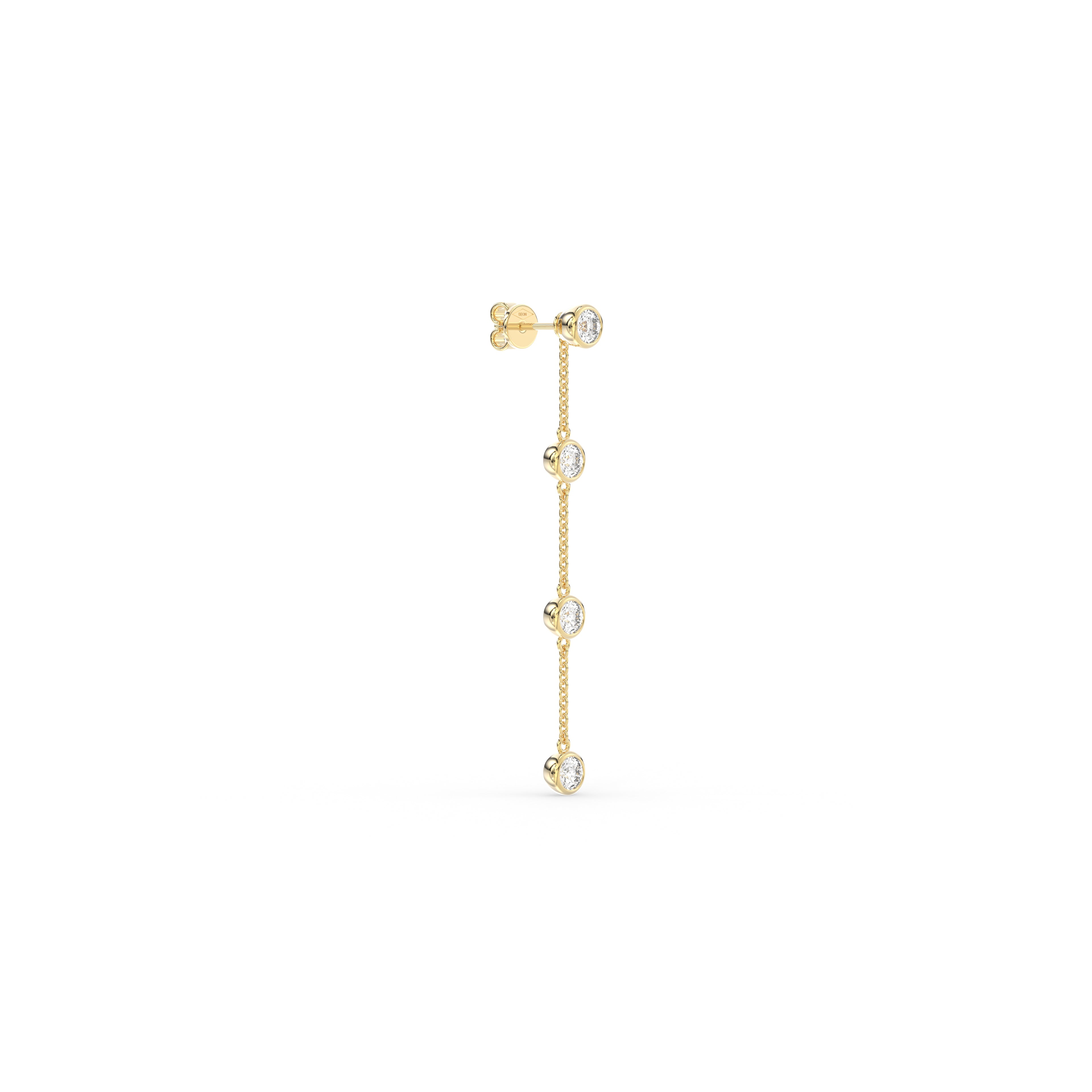 Elegance Chain Duo Earrings