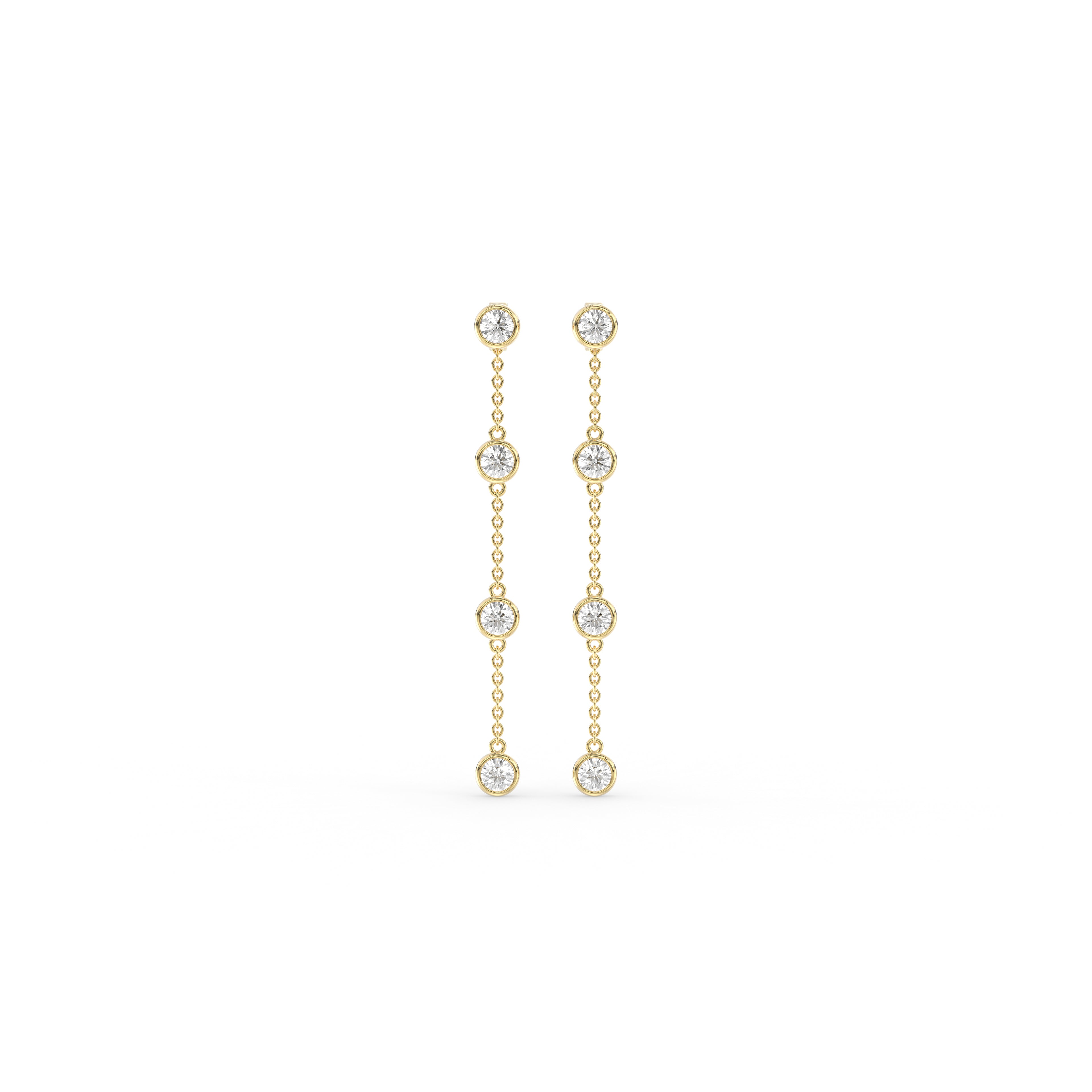 Elegance Chain Duo Earrings