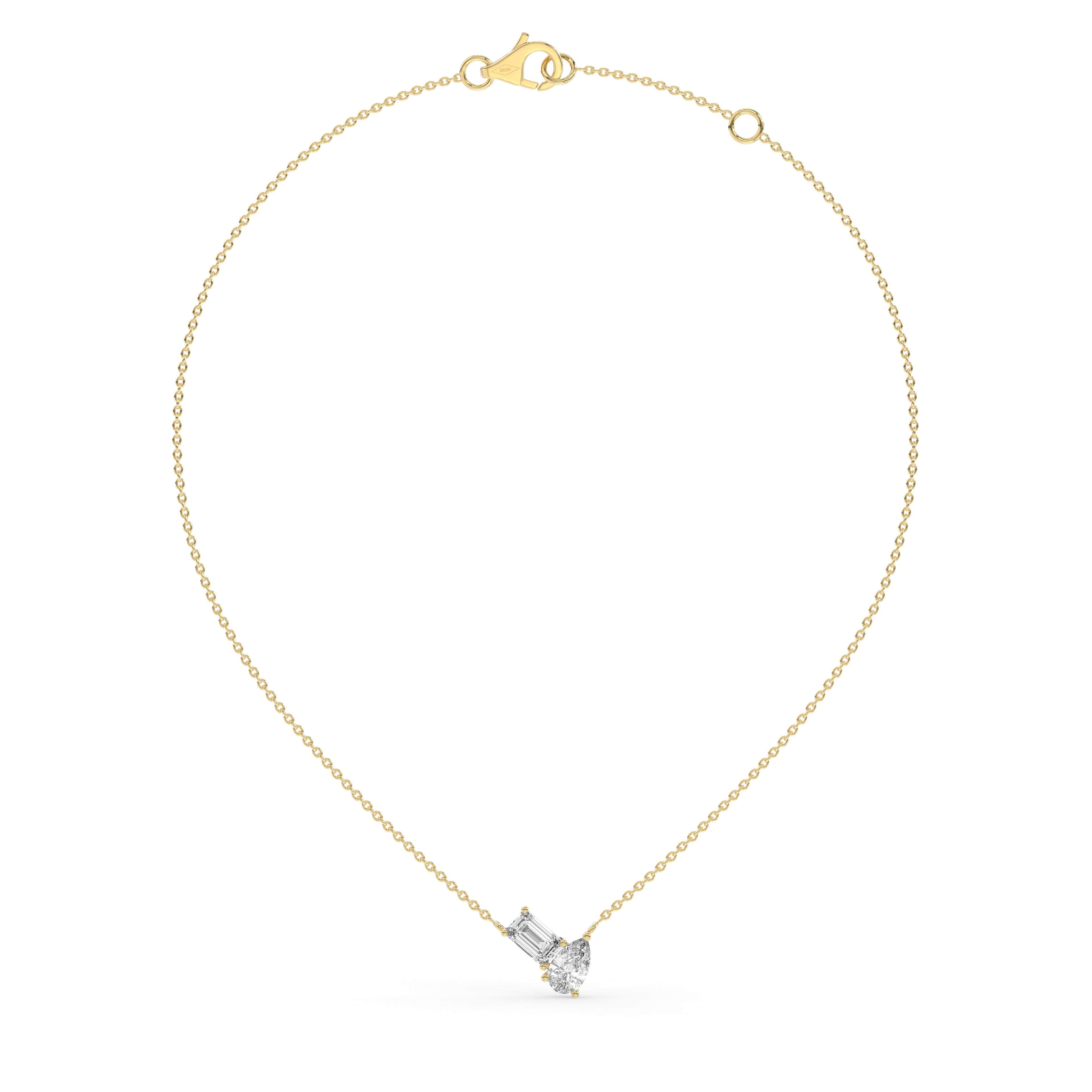 Toi Et Moi Brilliant Duo Diamond Necklace