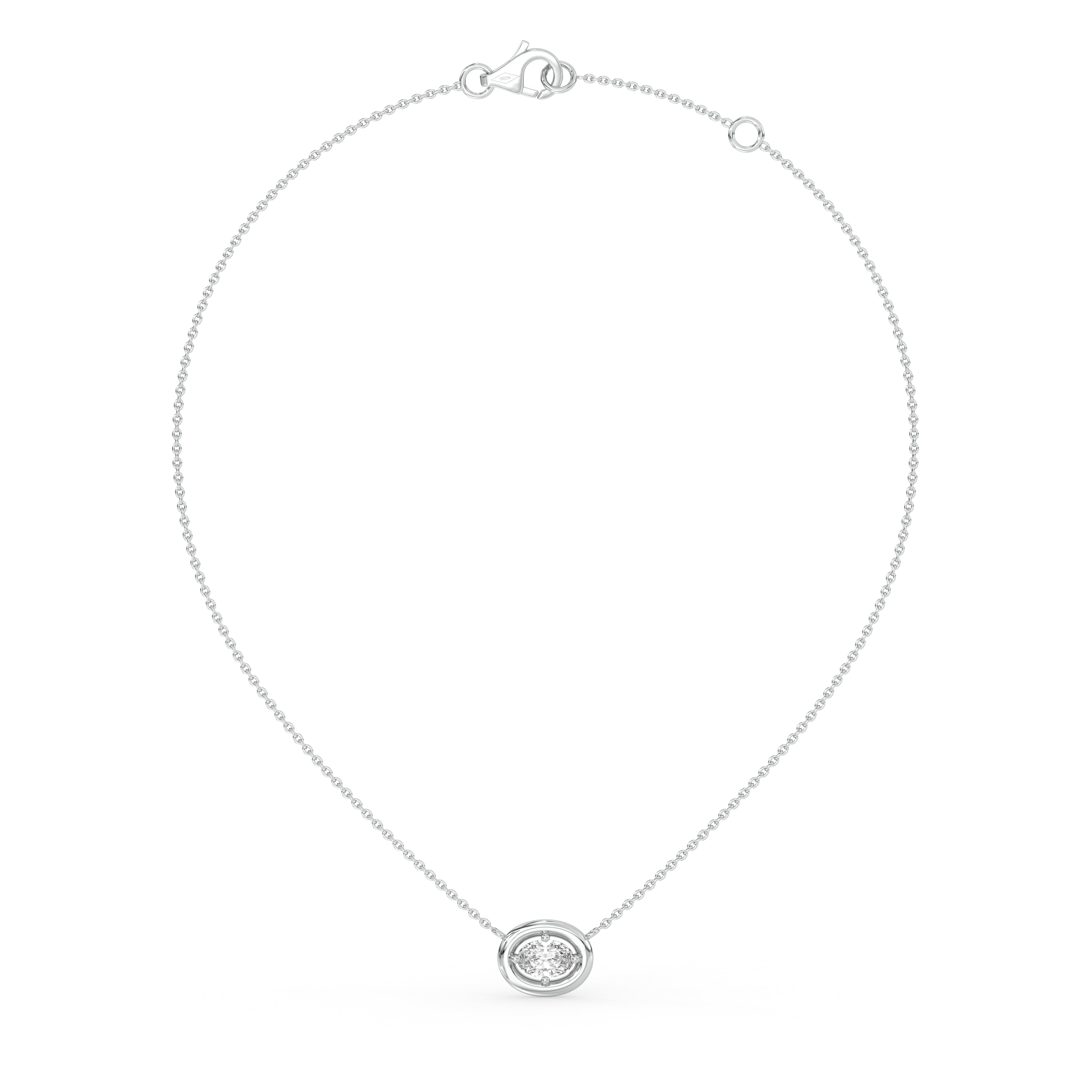 Oval Cosmic Diamond Necklace