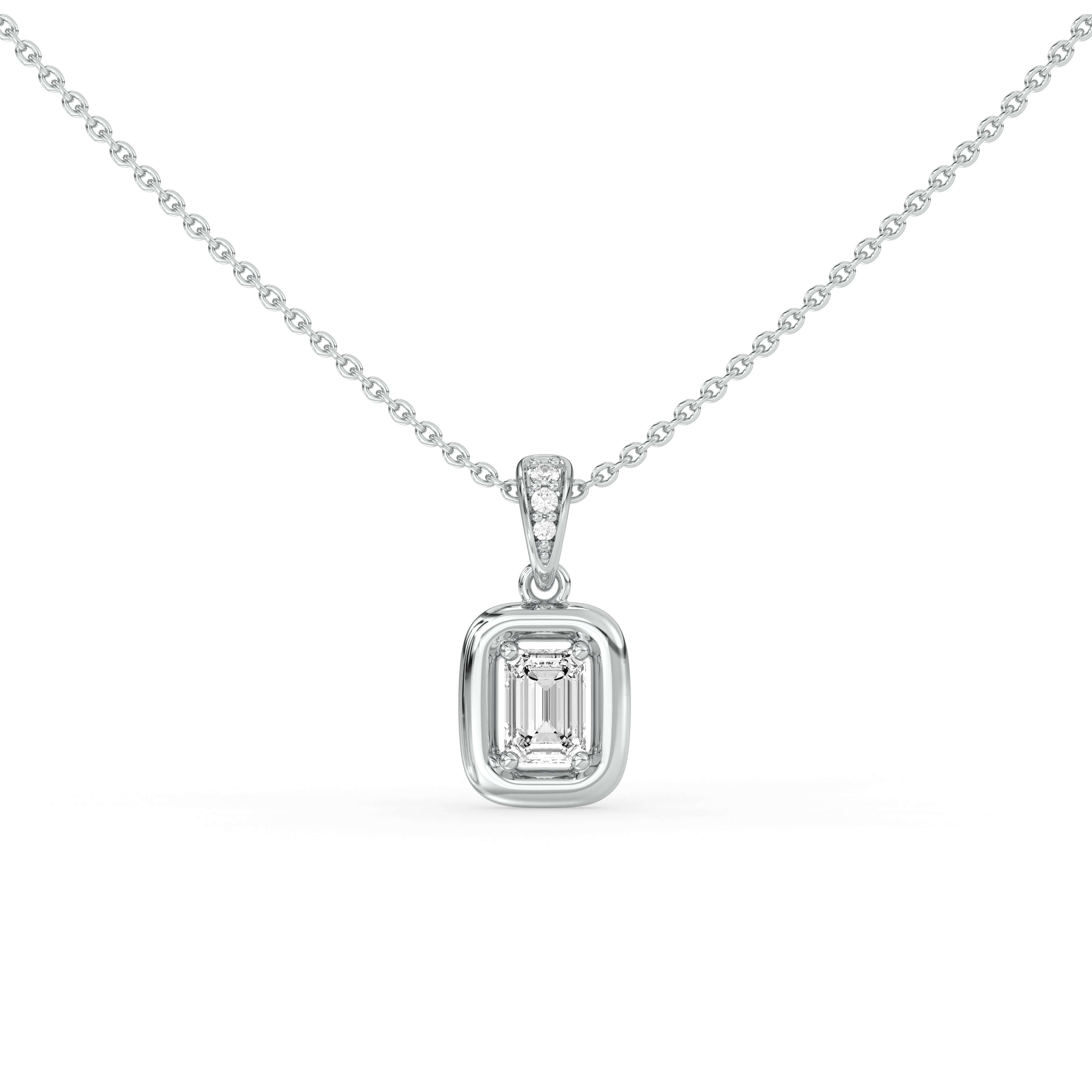 Emerald Cosmic Diamond Necklace